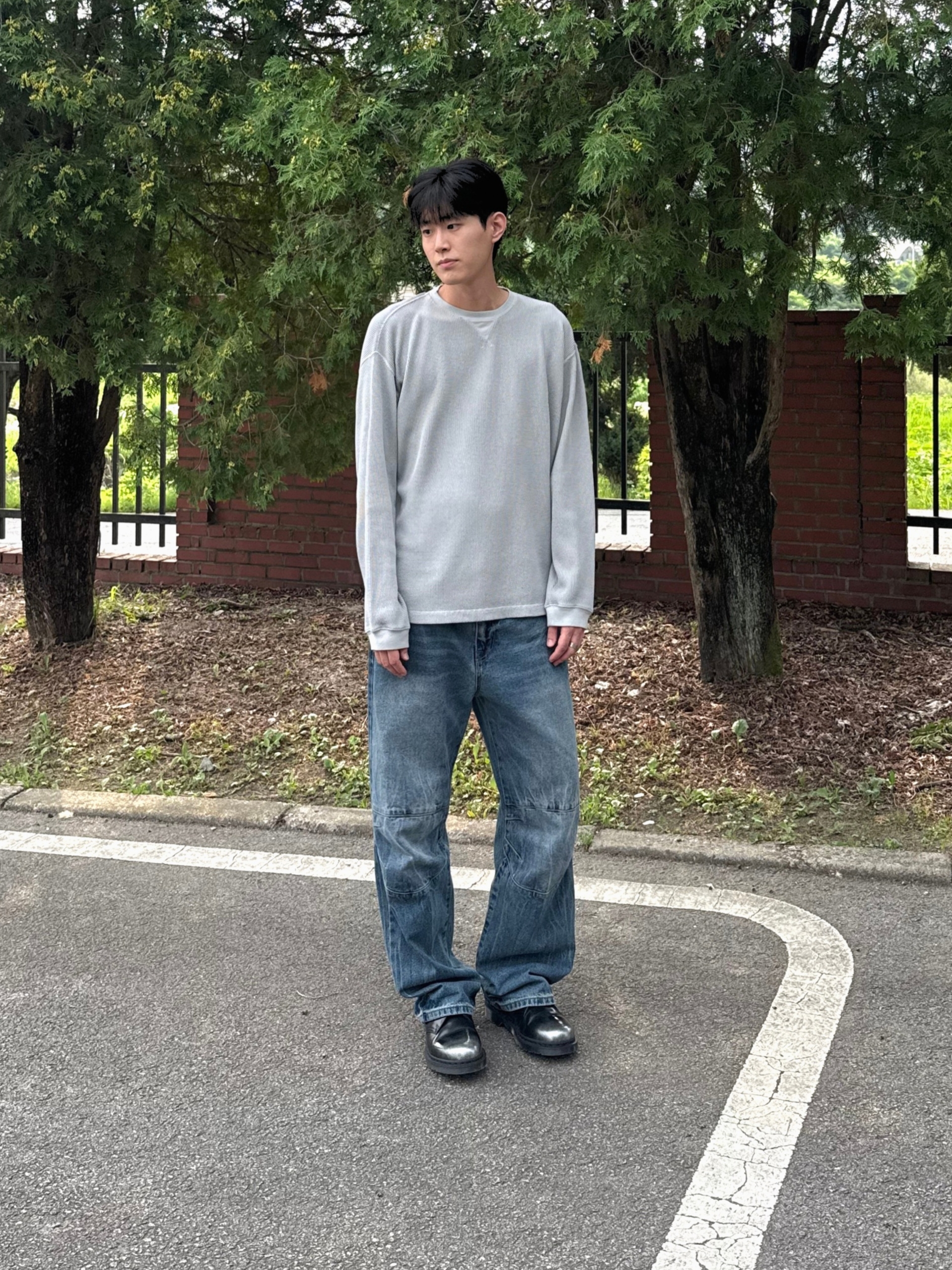 Dr. Martens 1461 Silver Arcadia Multi 착용 스타일 - 2