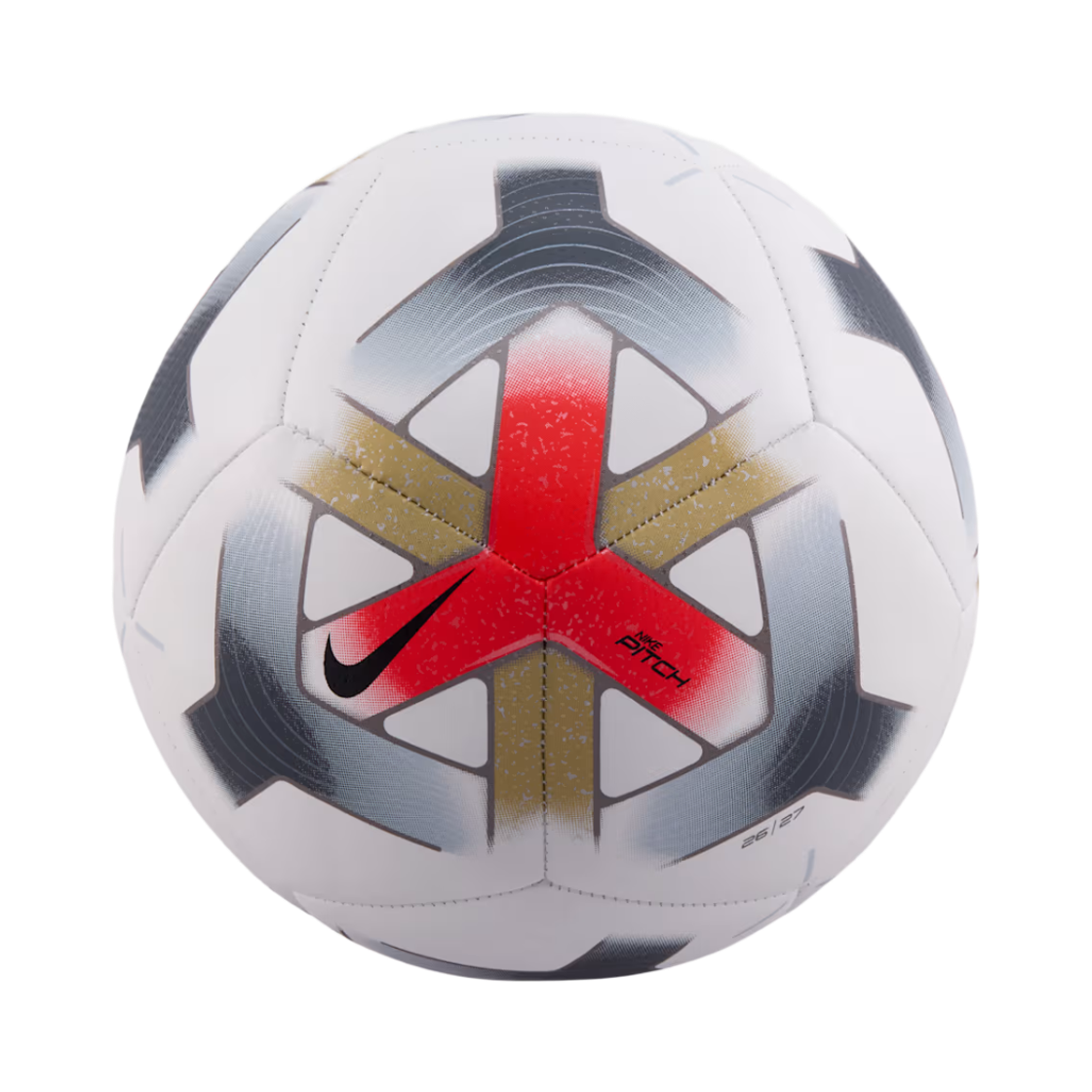 나이키 피치 풋볼 화이트 브라이트 크림슨(Nike Pitch Football White Bright Crimson)