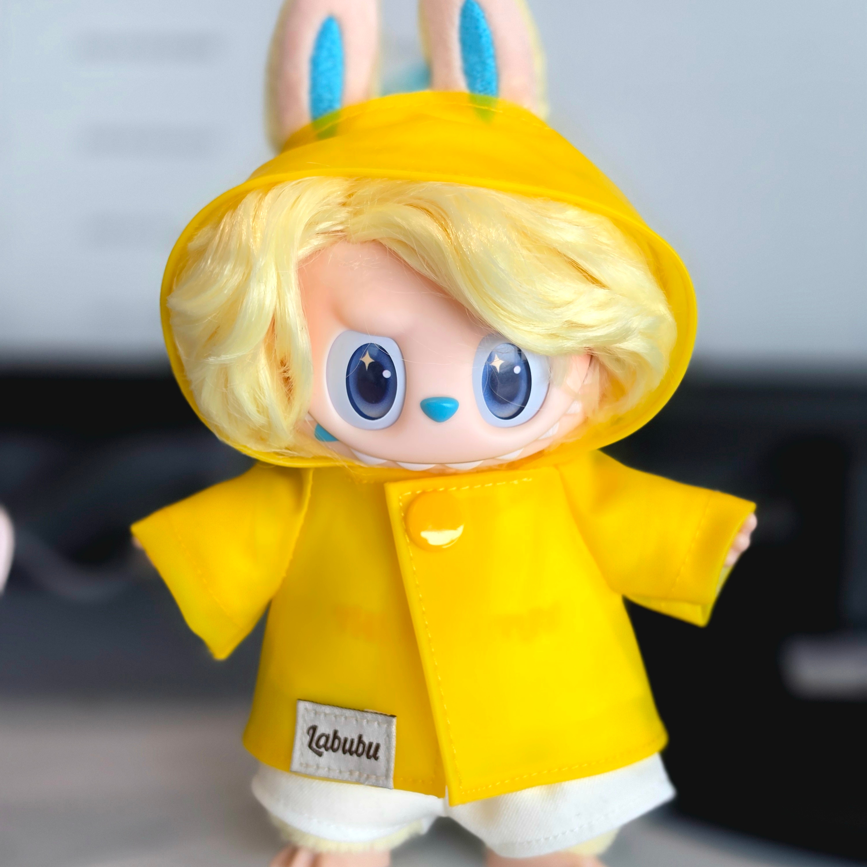 Pop Mart The Monsters Hair Salon Series Vinyl Plush After Rain (Opened Case) 착용 스타일