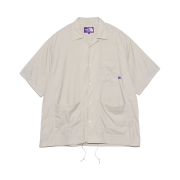The North Face Purple Label Nylon Taffeta Field Short Sleeve Shirt Light Gray