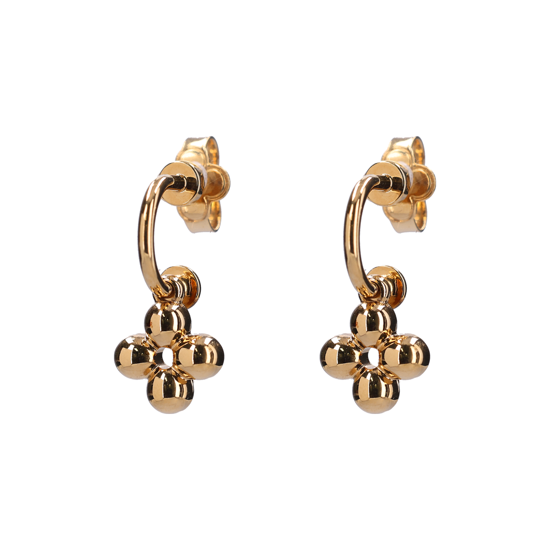 ITKBDD7IW6Q9 Louis Vuitton Blooming Earrings in Brass Gold