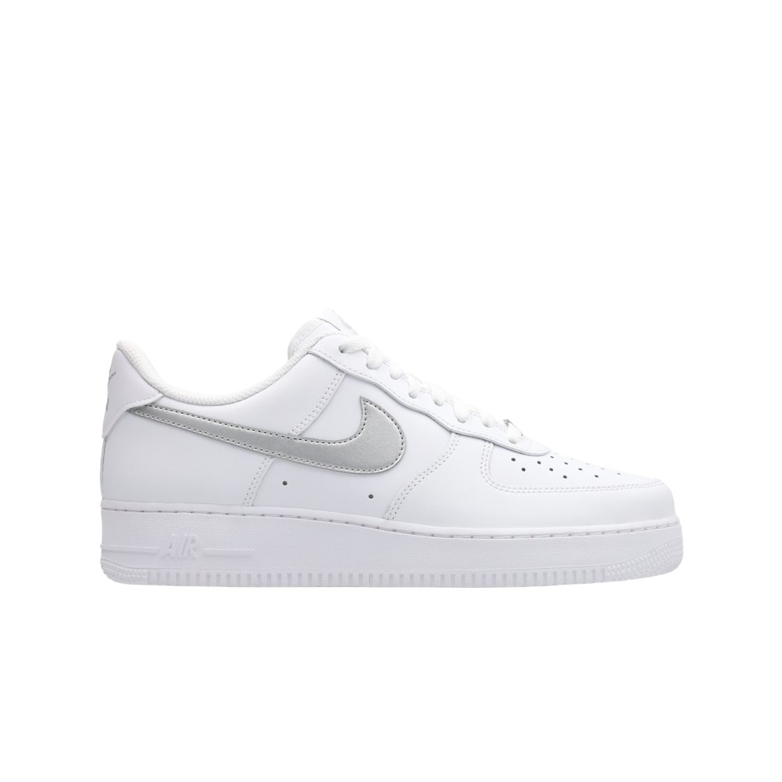 FJ4146-134 Nike Air Force 1 '07 White Metallic Silver