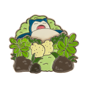 Pokemon x Isaac Toast Metal Badge Snorlax (Opened)
