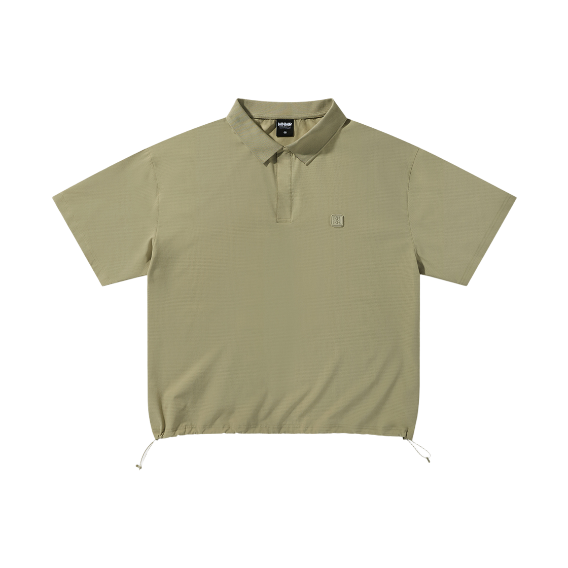 미니멀프로젝트 미니멀 패치로고 스트링 에어리 반팔 카라티 MKT105 카키(MINIMALPROJECT Minimal Patch Logo String Airy Short Sleeve Collar T-Shirt MKT105 Khaki) - 1