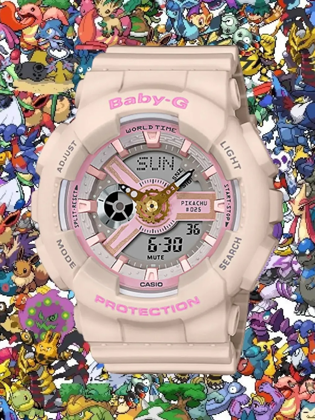 Casio G-Shock x Pokemon GA-110PKM-7A 착용 스타일 - 5