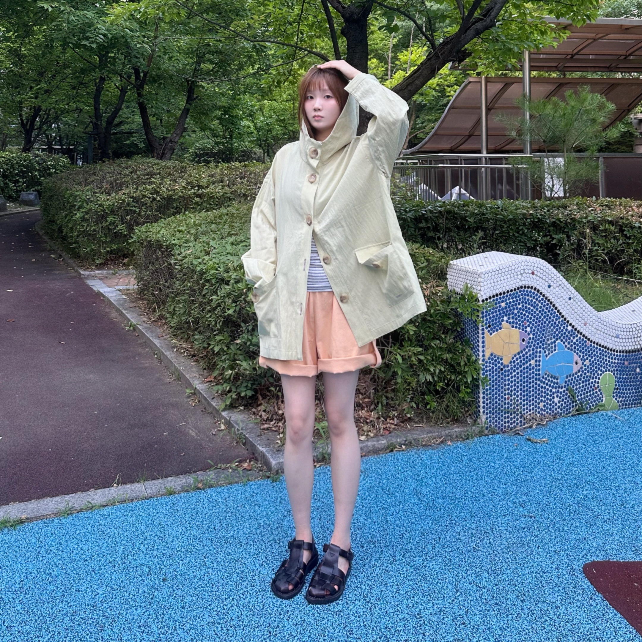Jerusalem Sandals No.1041 Michael Black 착용 스타일 - 3