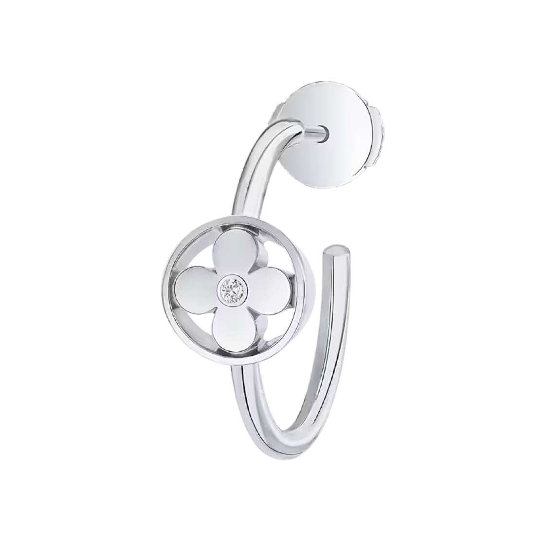 루이비통 이딜 블라썸 스몰 후프 화이트 골드 다이아몬드(Louis Vuitton Idylle Blossom Small Hoop White Gold Diamond) - 2