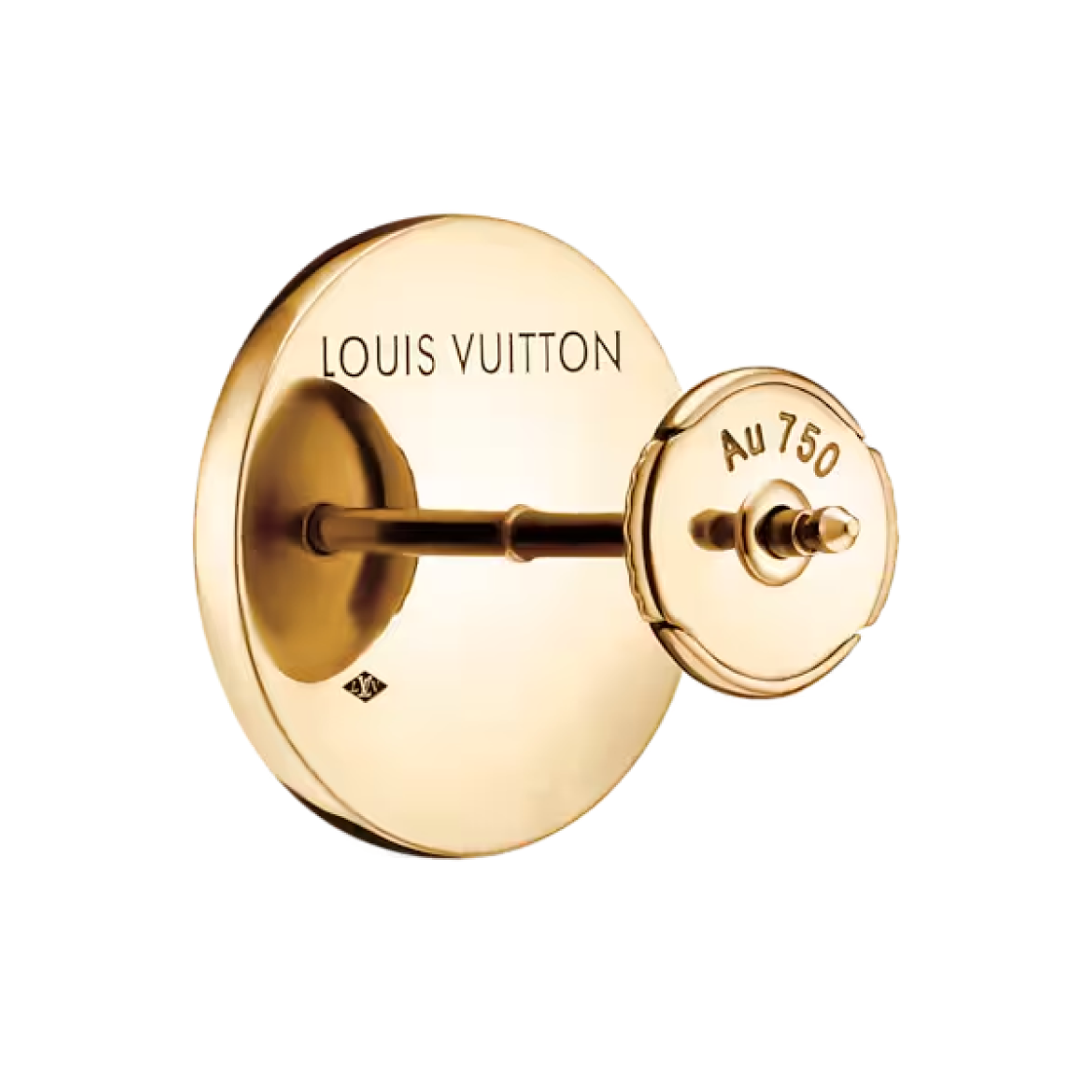 (W) 루이비통 컬러 블라썸 BB 선 이어 스터드 퍼 유닛 옐로우 골드 아마조나이트((W) Louis Vuitton Color Blossom BB Sun Ear Stud Per Unit Yellow Gold and Amazonite) - 2