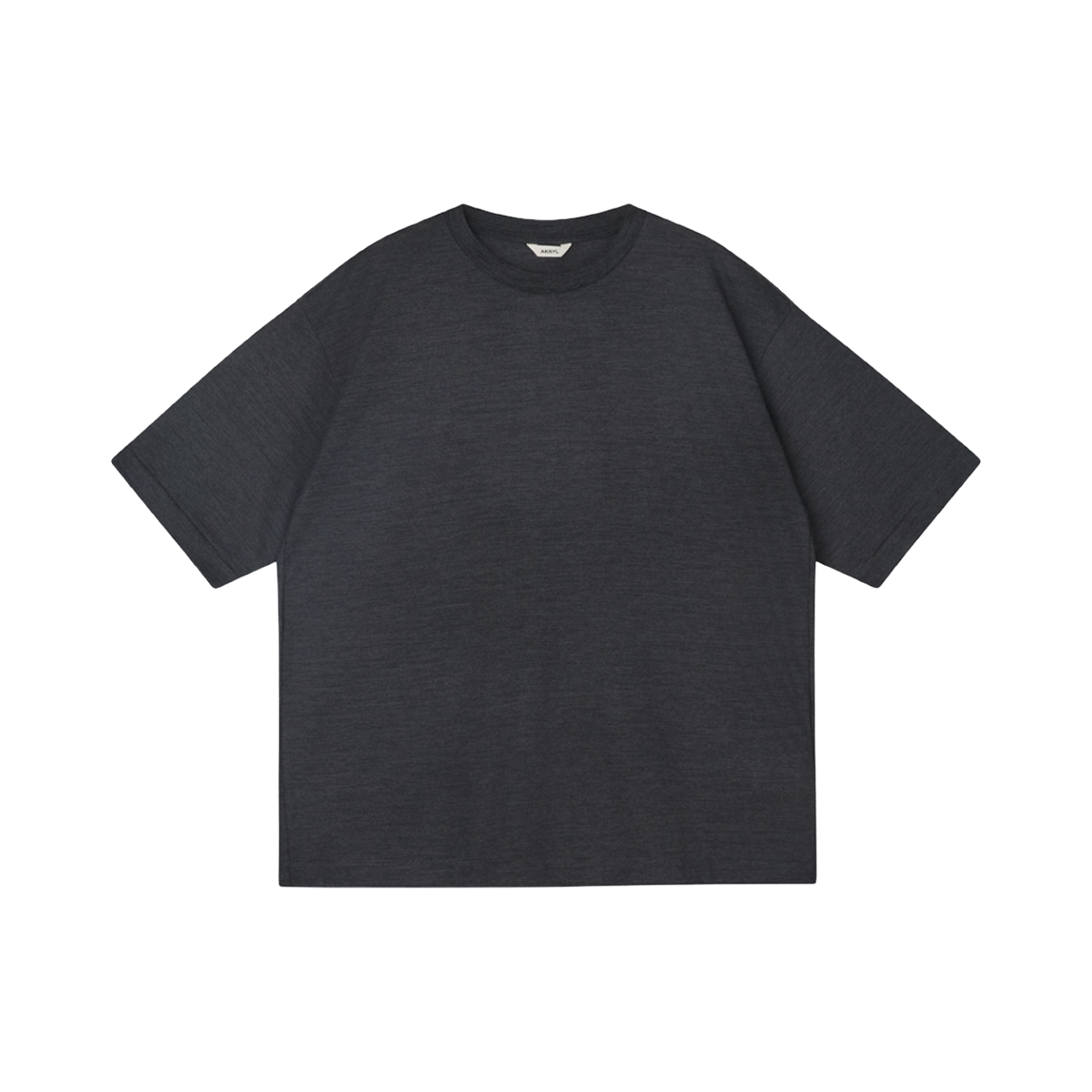 아크릴 울 스무스 티 차콜 - 26FW(AKRYL Wool Smooth Tee Charcoal - 26FW)