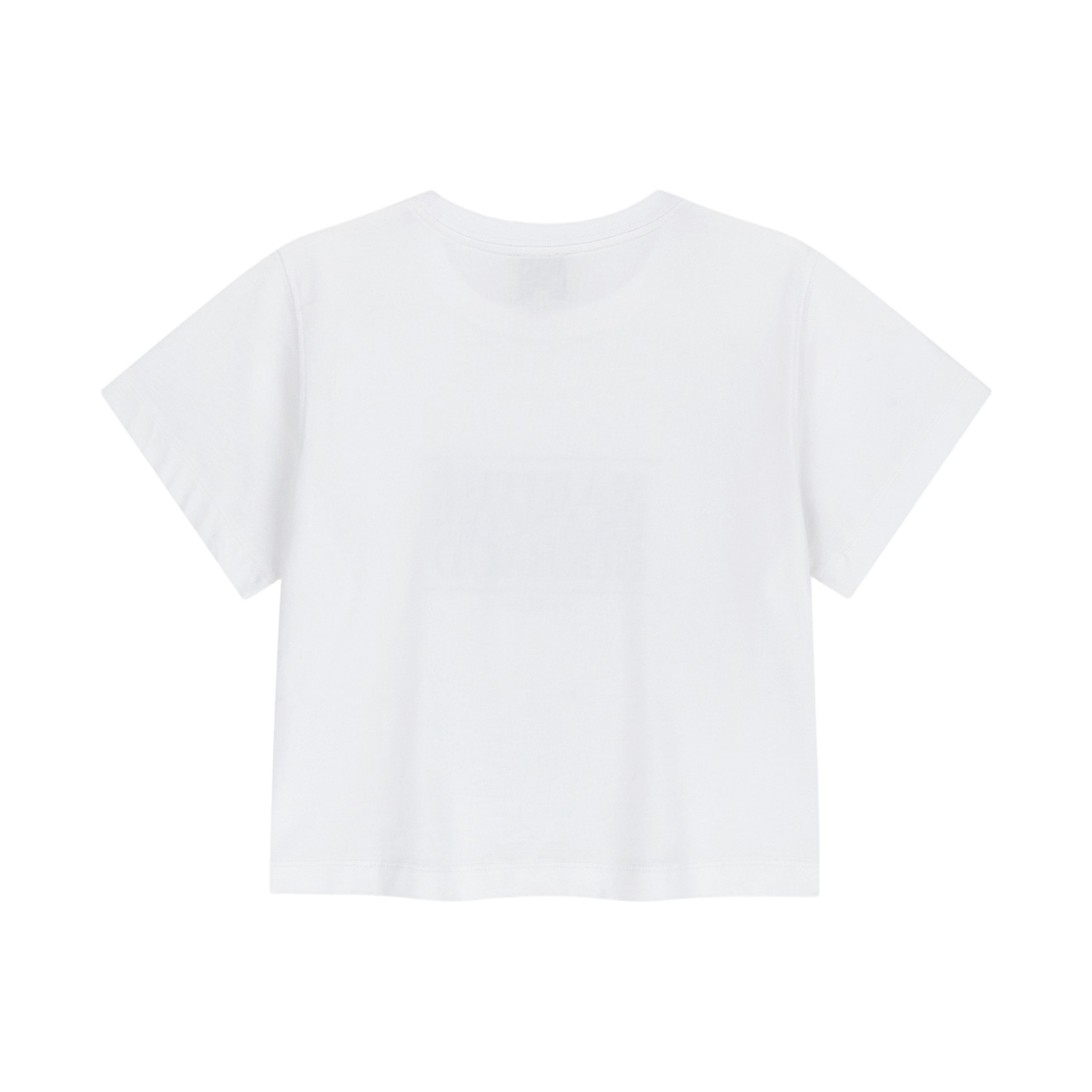 (W) 마리떼 프랑소와 저버 클래식 로고 크롭 티셔츠 화이트((W) Marithe Francois Girbaud Classic Logo Crop T-Shirt White) - 2
