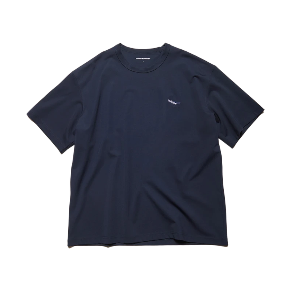 유니폼 익스페리먼트 와이드 티셔츠 네이비(Uniform Experiment Wide Tee Navy)