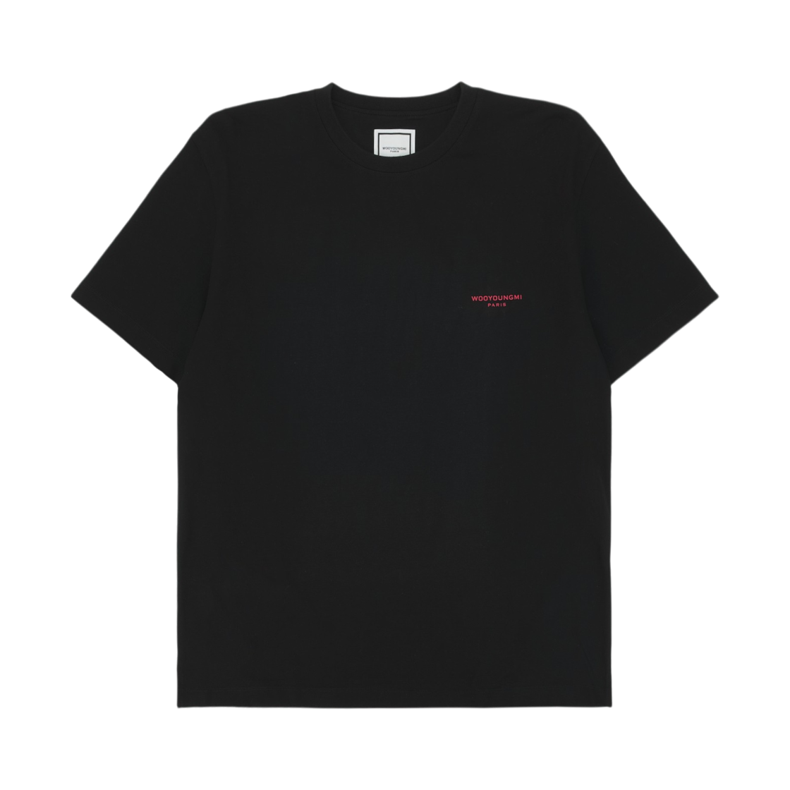 우영미 터프트 자수 백로고 티셔츠 블랙 - 26FW(Wooyoungmi Tuft Embroidered Back Logo T-Shirt Black - 26FW) - 2