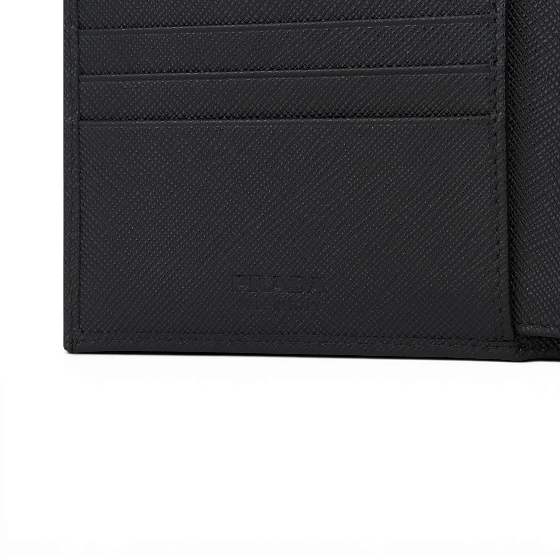 프라다 사피아노 레더 지갑 블랙(Prada Saffiano Leather Wallet Black) - 5
