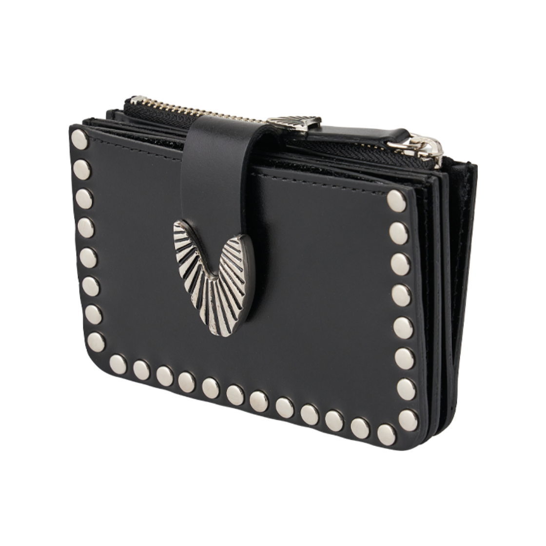 토가 투 레더 월렛 스터드 블랙 - 26FW(Toga Too Leather Wallet Studs Black - 26FW) - 3