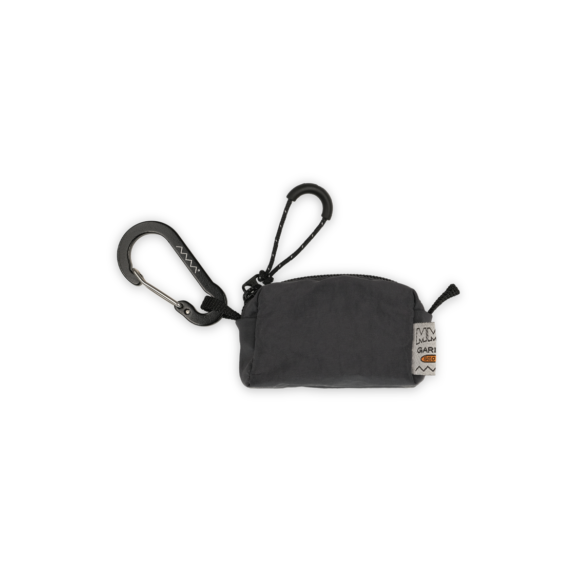 에메모가든 에메모 미니 집 파우치 01 나일론 왁스 차콜(mmogarden mmo Mini Zip Pouch 01 Nylon Wax Charcoal)