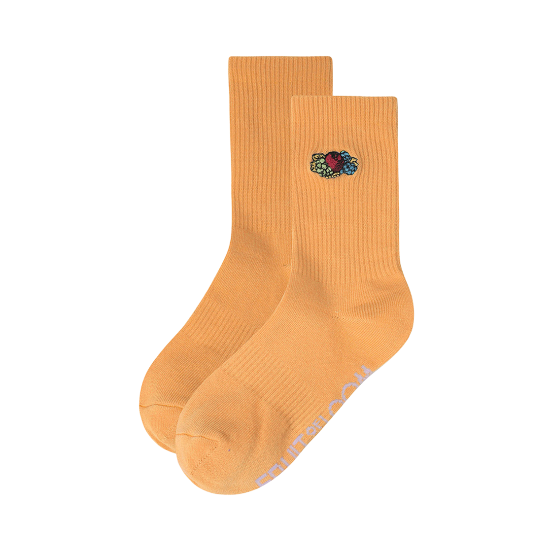 프룻오브더룸 빈티지 로고 젤리삭스 오렌지(fruitoftheloom Vintage Logo Jelly Socks Orange)