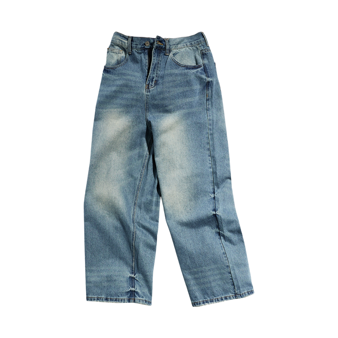 미니멀프로젝트 도밍고 워싱 와이드 데님 팬츠 MDP116 라이트 블루(MINIMALPROJECT Domingo Washed Wide Denim Pants MDP116 Lightblue)