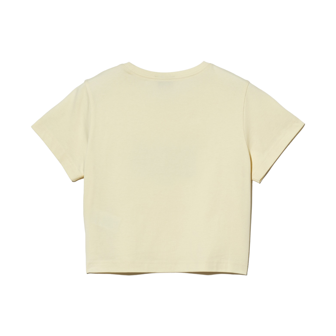 (W) 마리떼 프랑소와 저버 클래식 로고 크롭 티셔츠 크림((W) Marithe Francois Girbaud Classic Logo Crop T-Shirt Cream) - 2