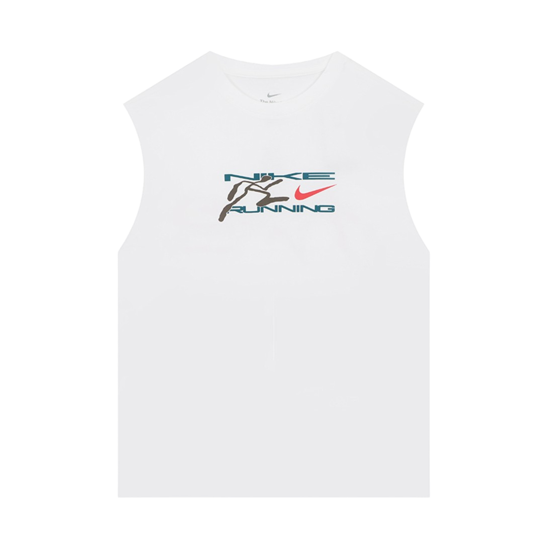 IM5316-100 Nike Dri-Fit Sleeveless Running T-Shirt White - Asia