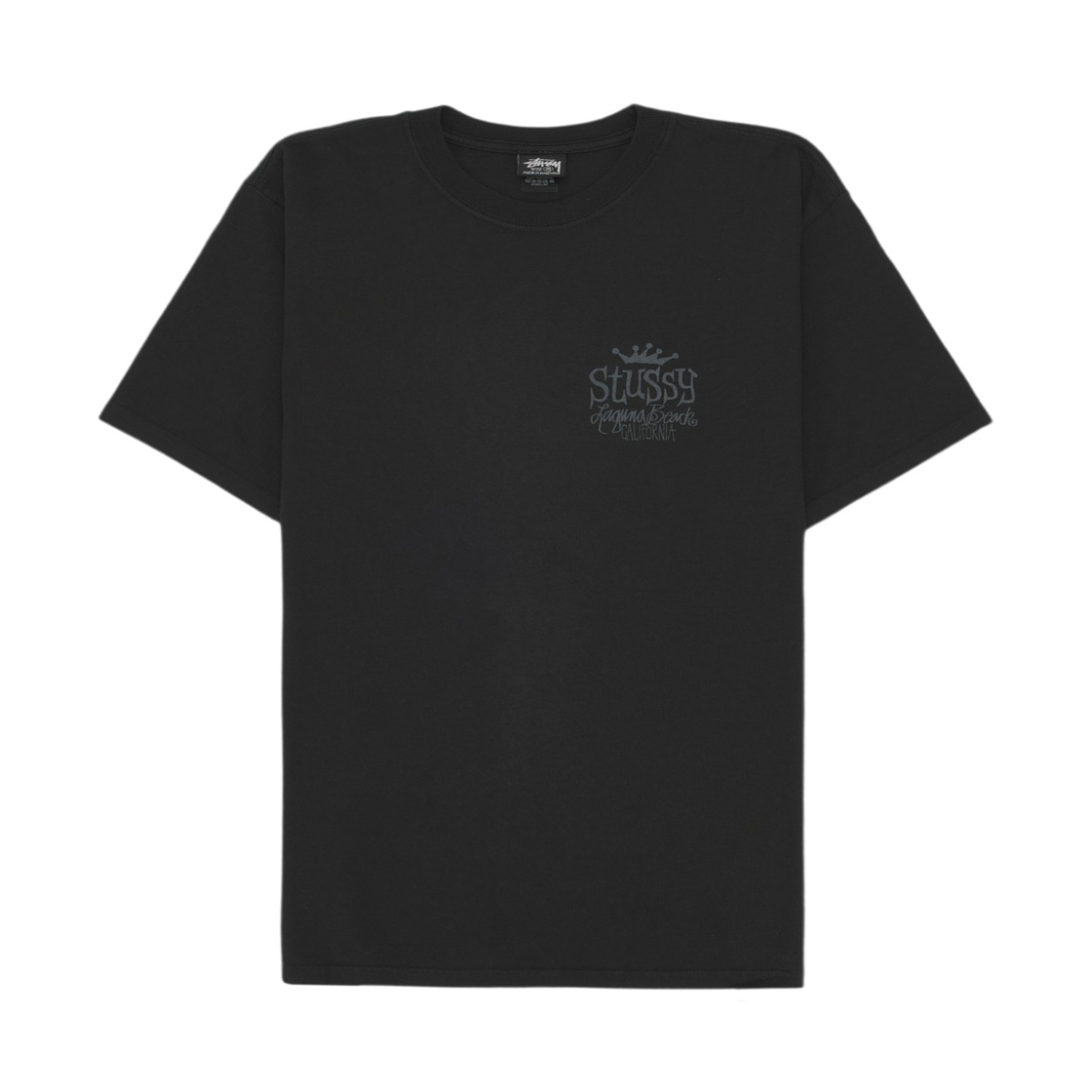 스투시 비치 하우스 피그먼트 다이드 티셔츠 블랙(Stussy Beach House Pigment Dyed T-Shirt Black) - 2