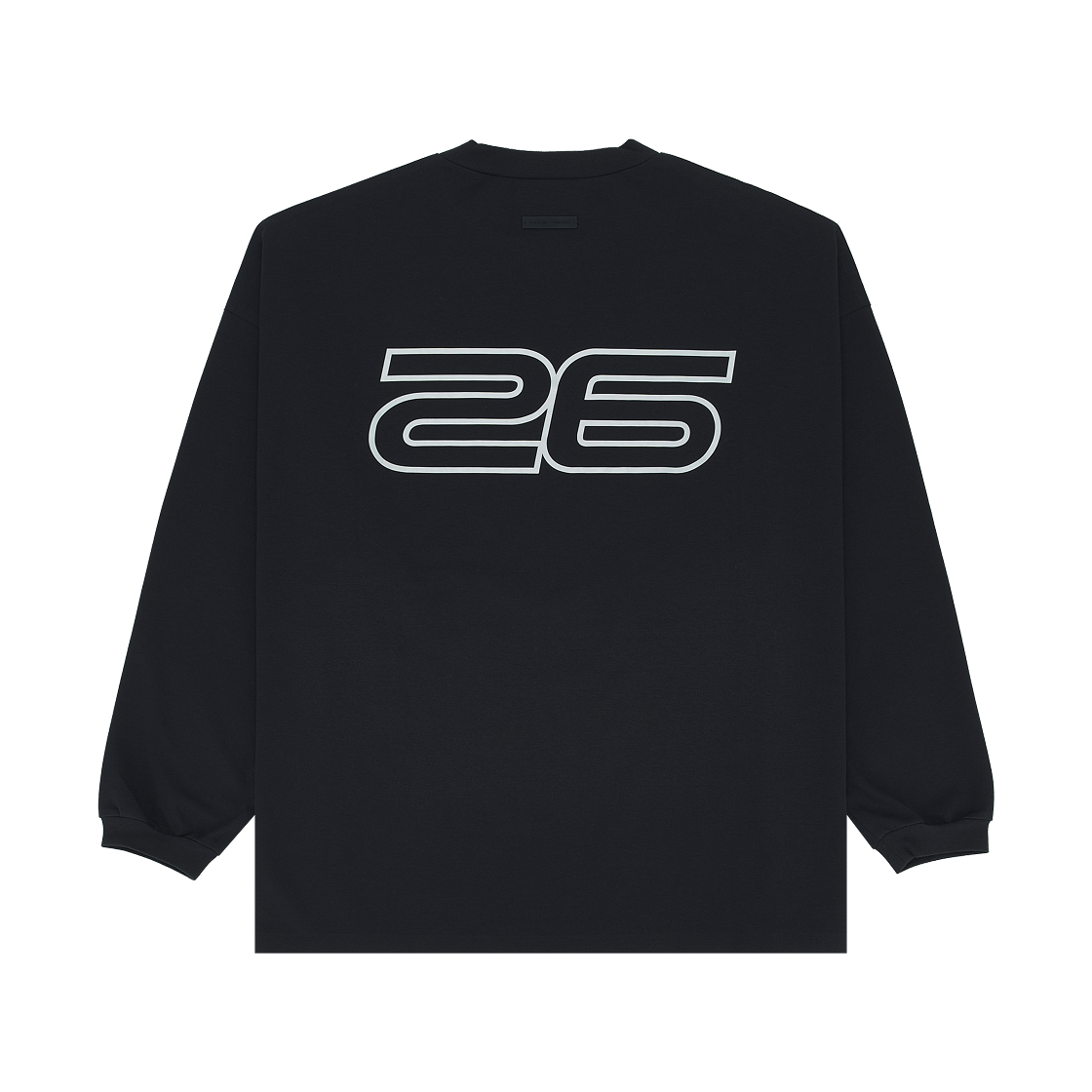 에센셜 폰테 90s 롱 슬리브 티셔츠 빈티지 블랙 - 25FW(Essentials Ponte 90s Long Sleeve T-Shirt Vintage Black - 25FW) - 2
