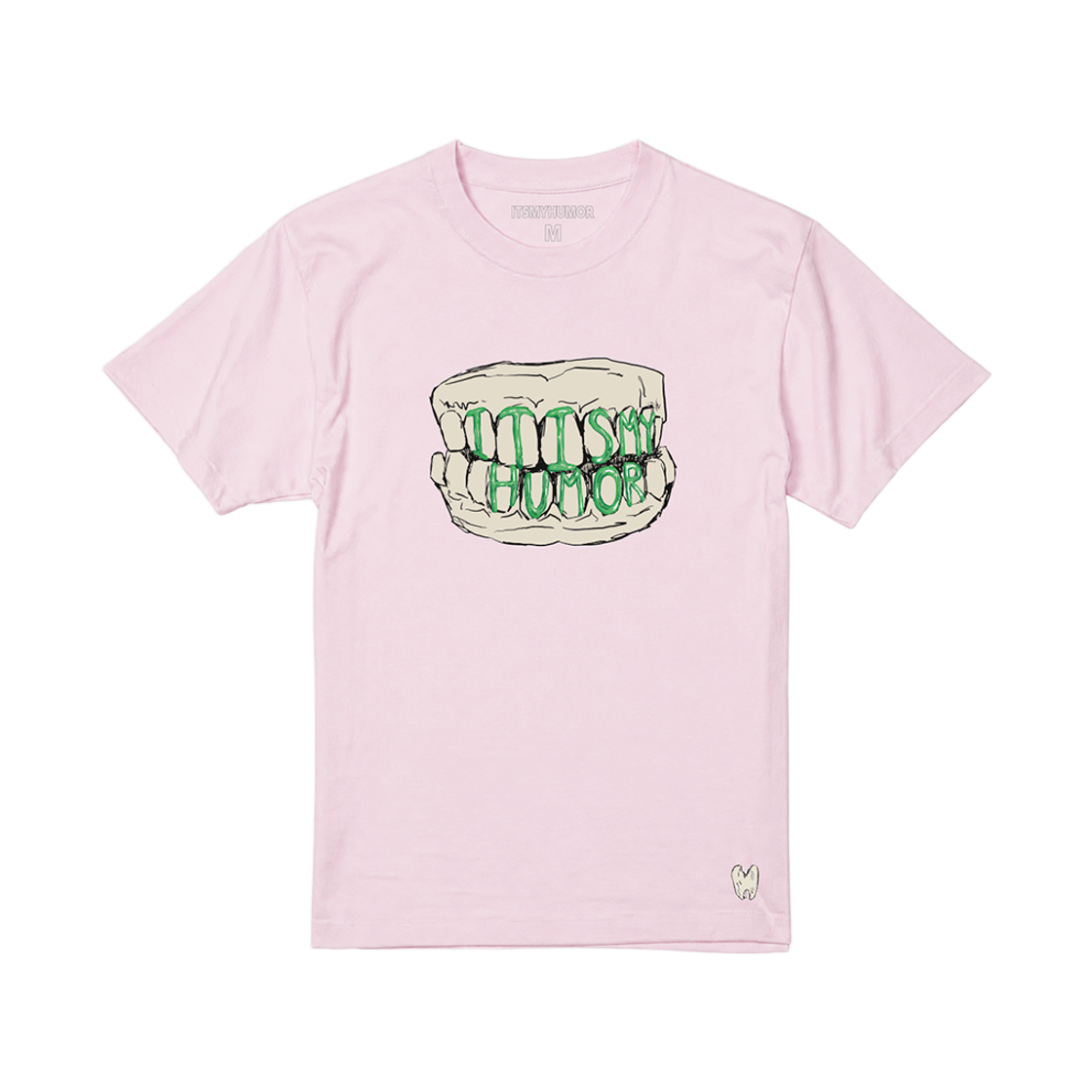 잇츠마이휴머 투스잼 티 핑크(ITSMYHUMOR Toothgem Tee Pink)