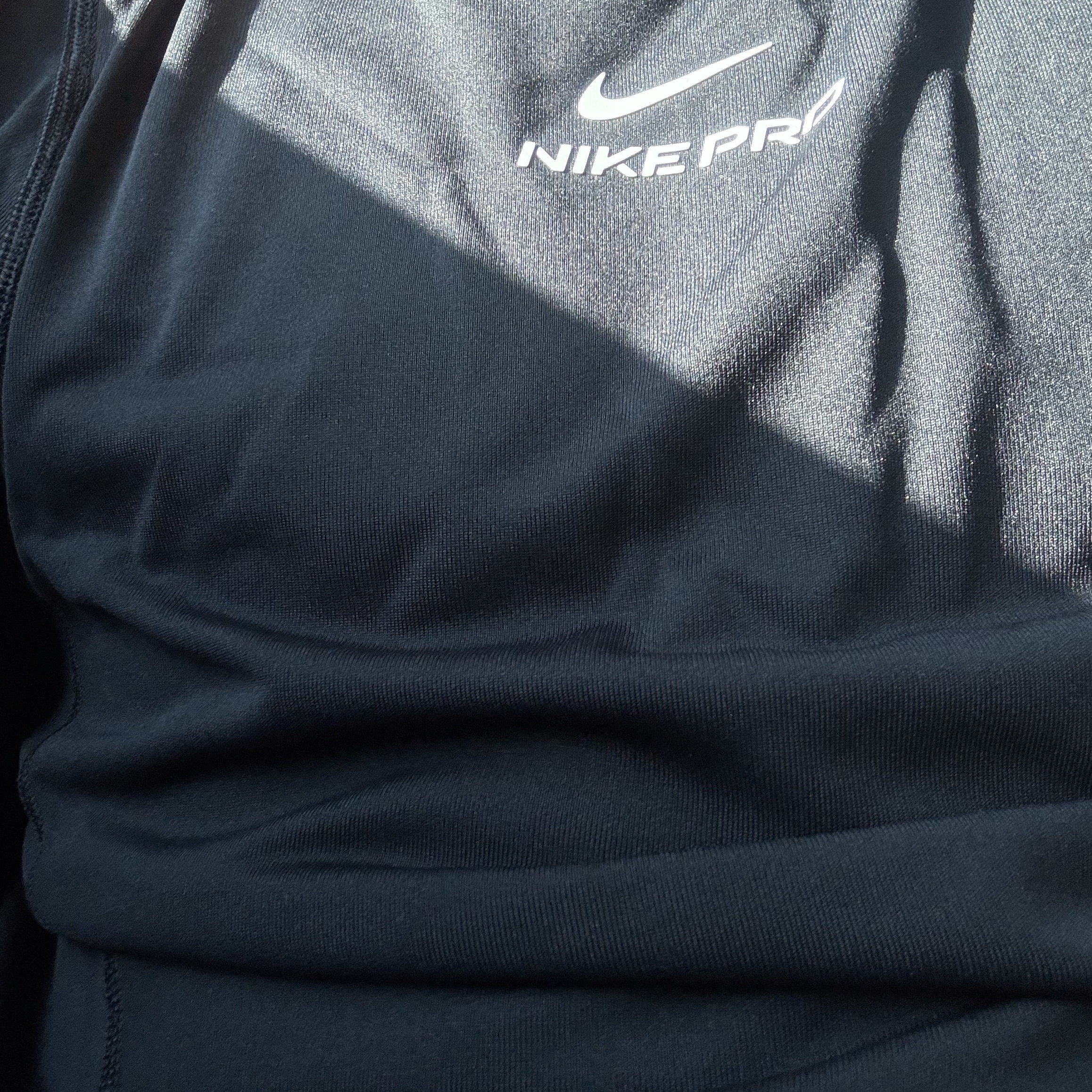 Nike Pro Training Dri-Fit Short Sleeve Top Black White - Asia 착용 스타일