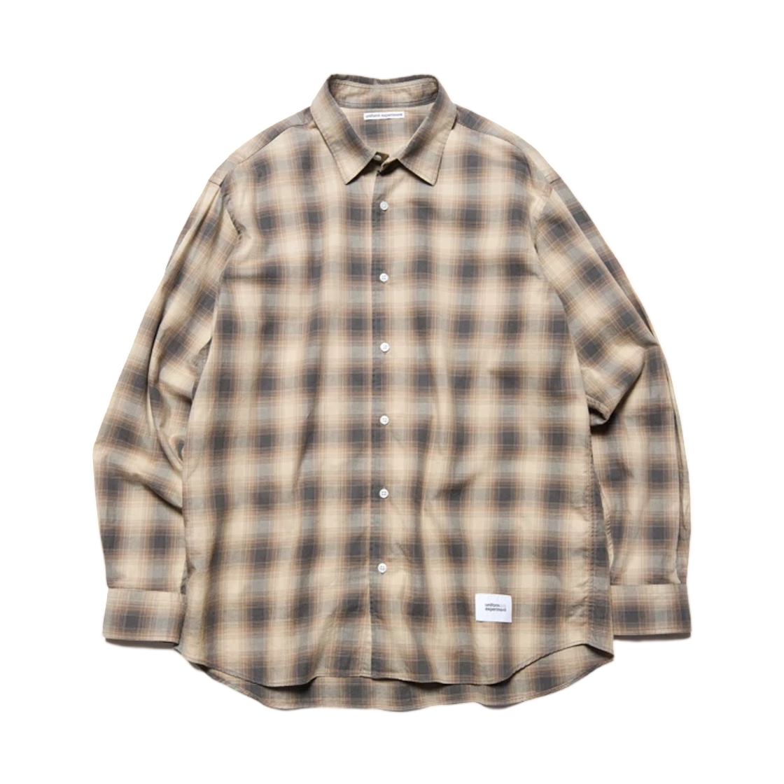 유니폼 익스페리먼트 페이드 셔츠 라이트 브라운(Uniform Experiment Fade Shirt Light Brown)
