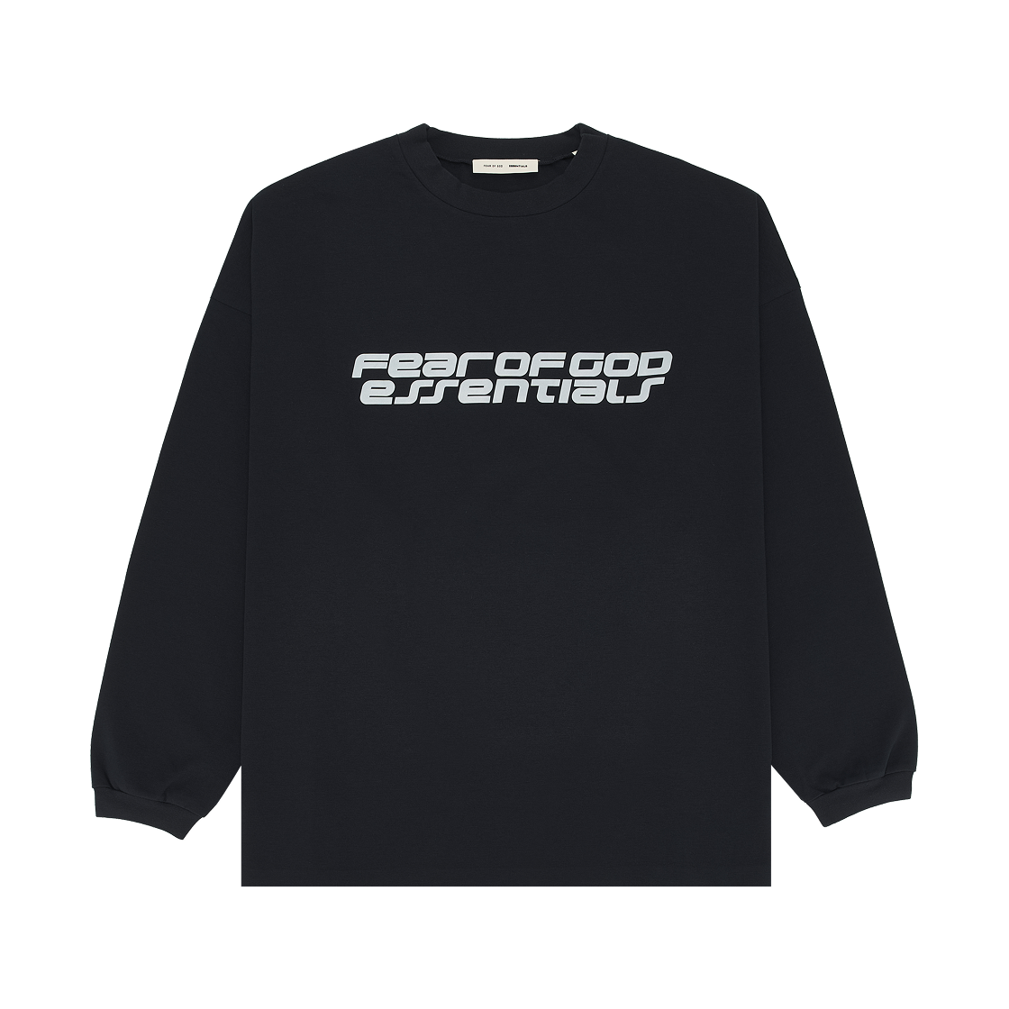 - Essentials Ponte 90s Long Sleeve T-Shirt Vintage Black - 25FW