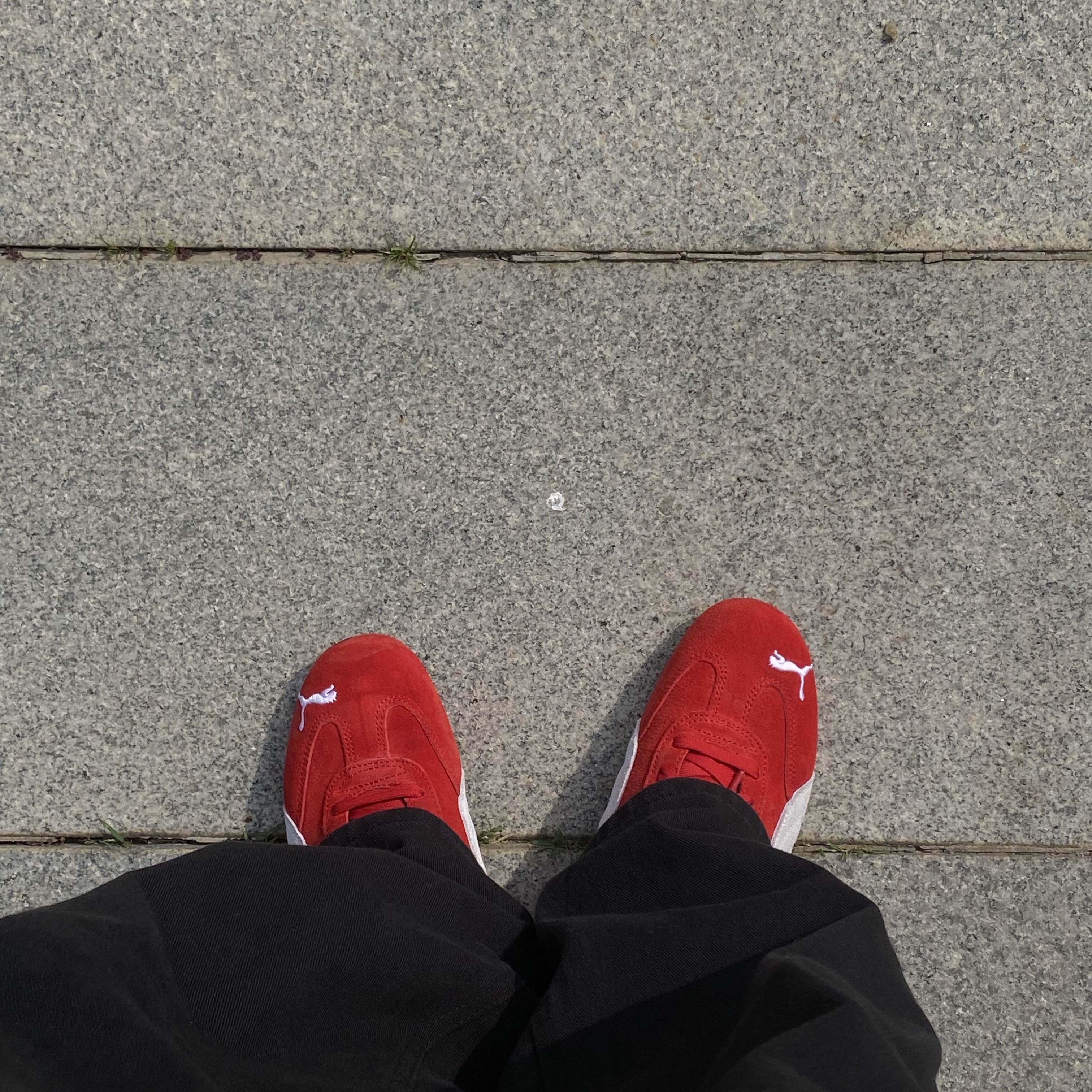 Puma Speedcat OG Red White 착용 스타일