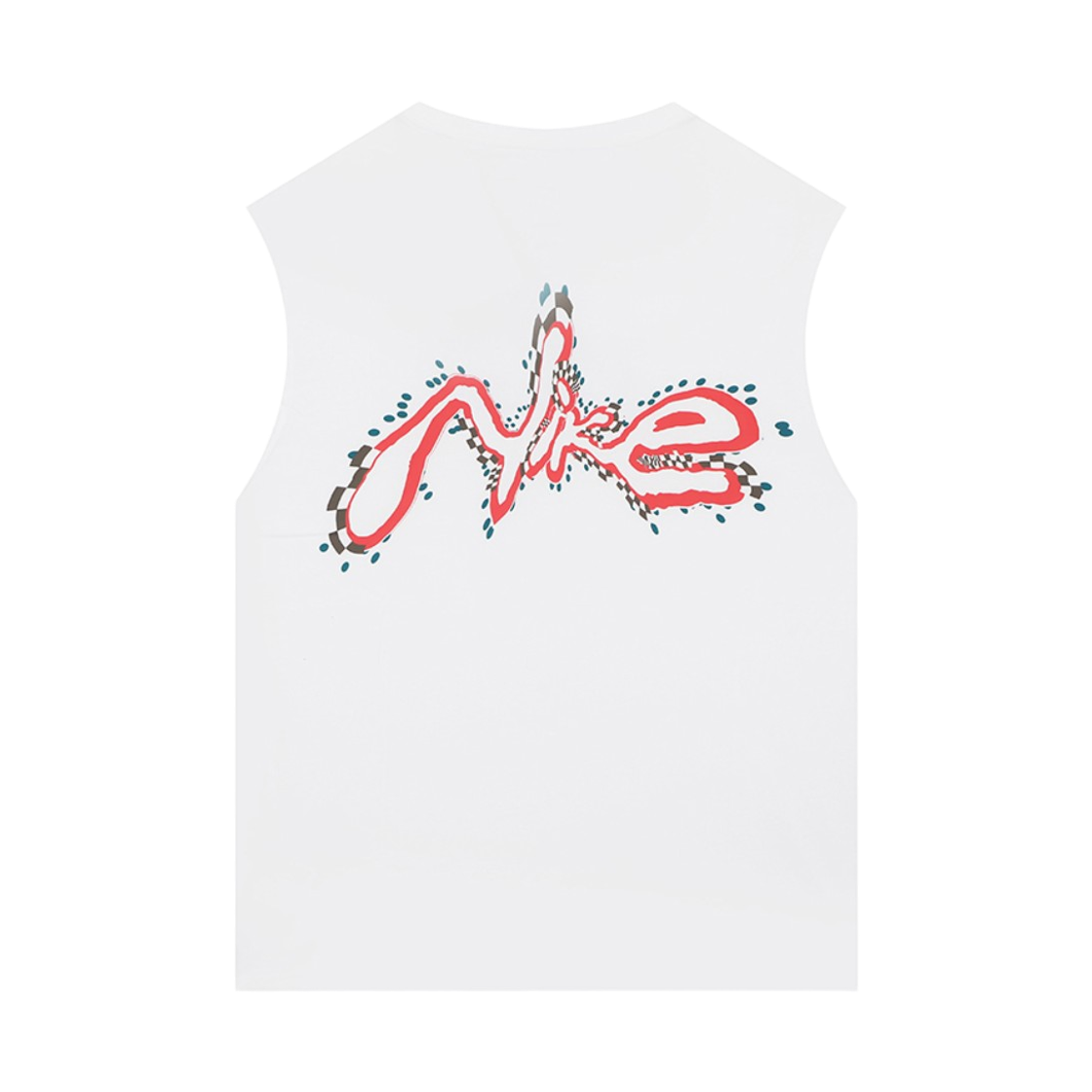 나이키 드라이핏 슬리브리스 러닝 티셔츠 화이트 - 아시아(Nike Dri-Fit Sleeveless Running T-Shirt White - Asia) - 2