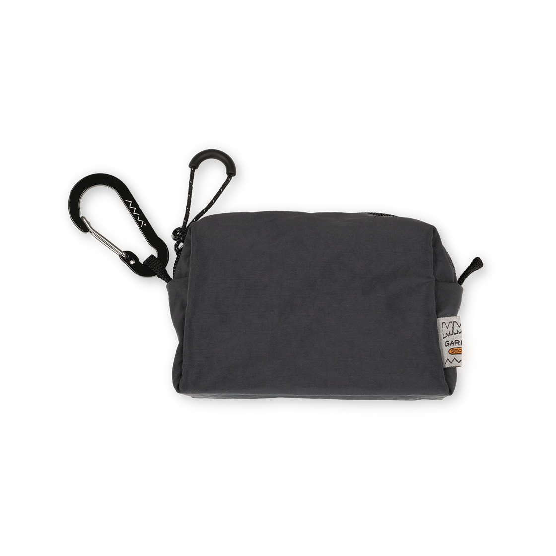 에메모가든 에메모 미니 집 파우치 03 나일론 왁스 차콜(mmogarden mmo Mini Zip Pouch 03 Nylon Wax Charcoal)