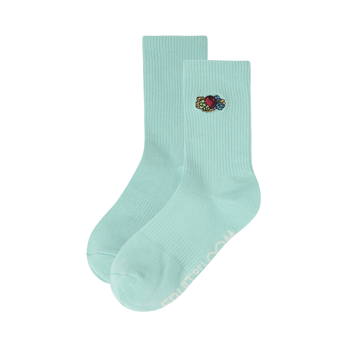 프룻오브더룸 빈티지 로고 젤리삭스 민트(fruitoftheloom Vintage Logo Jelly Socks Mint) - 1