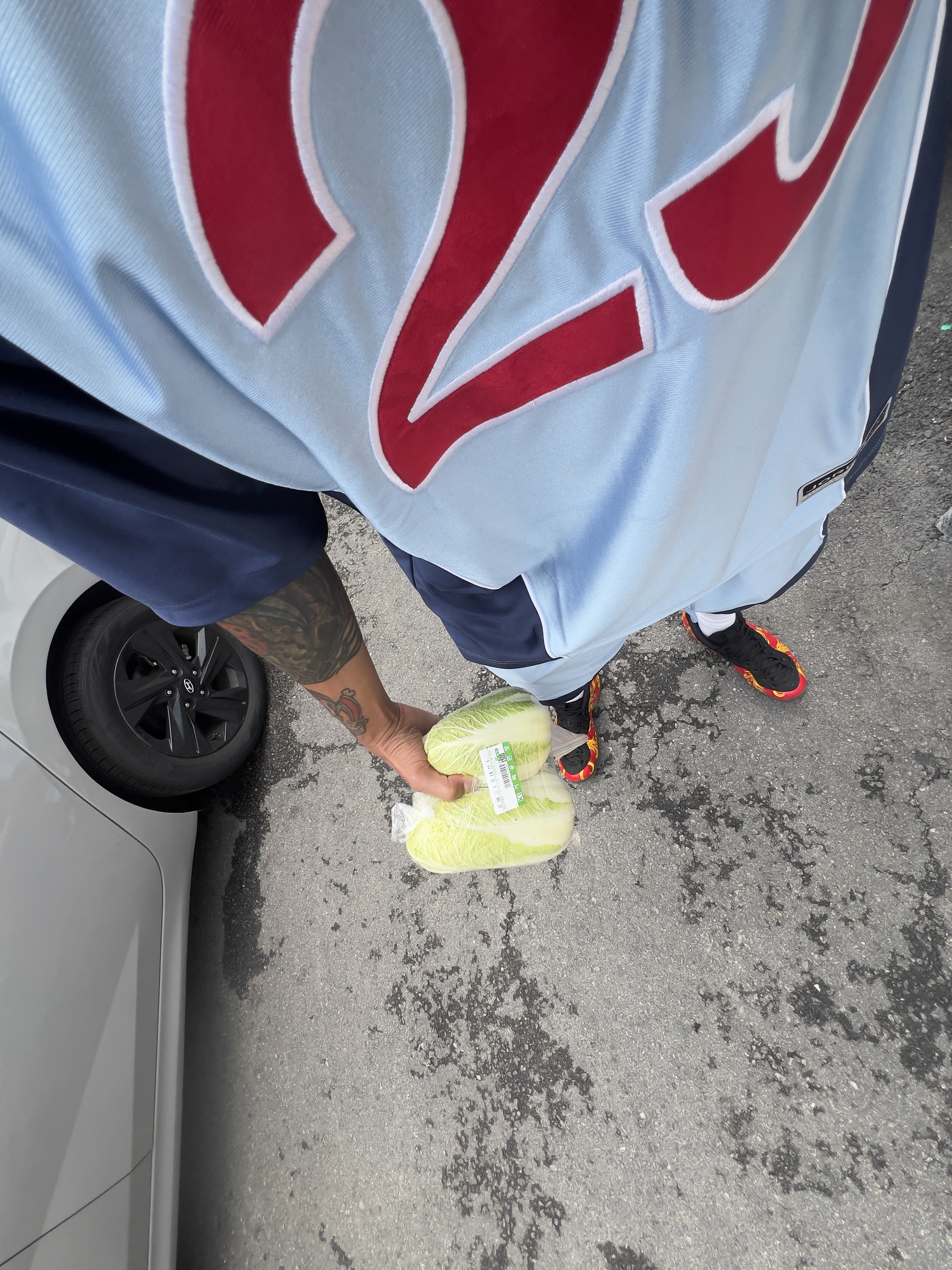 Supreme x Jordan Warm Up Jersey Light Blue - 24FW, Supreme x Jordan Warm Up Shorts Light Blue - 24FW 착용 스타일