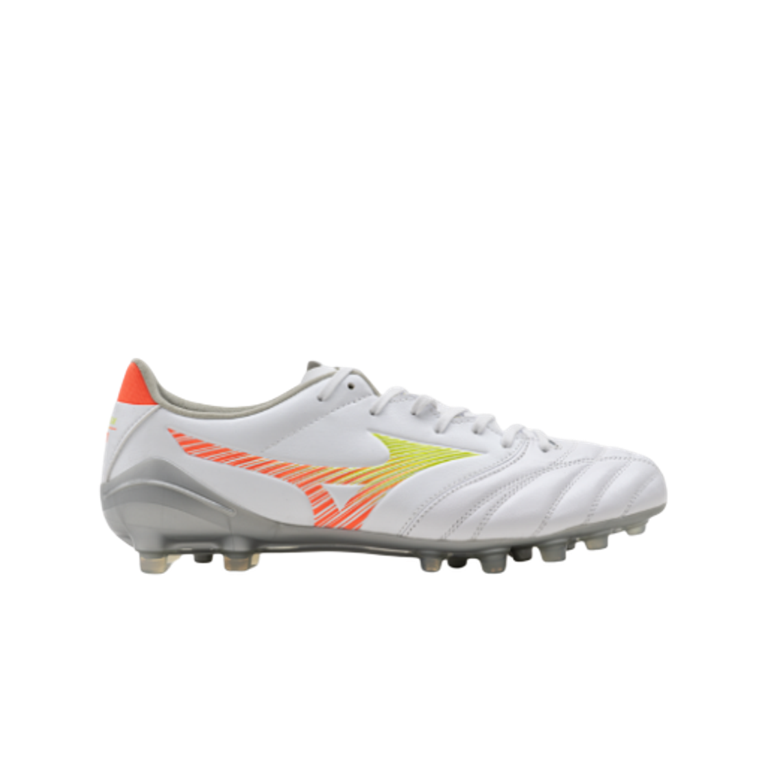P1GA268554 Mizuno Morelia Neo V Pro AG White Evening Primrose