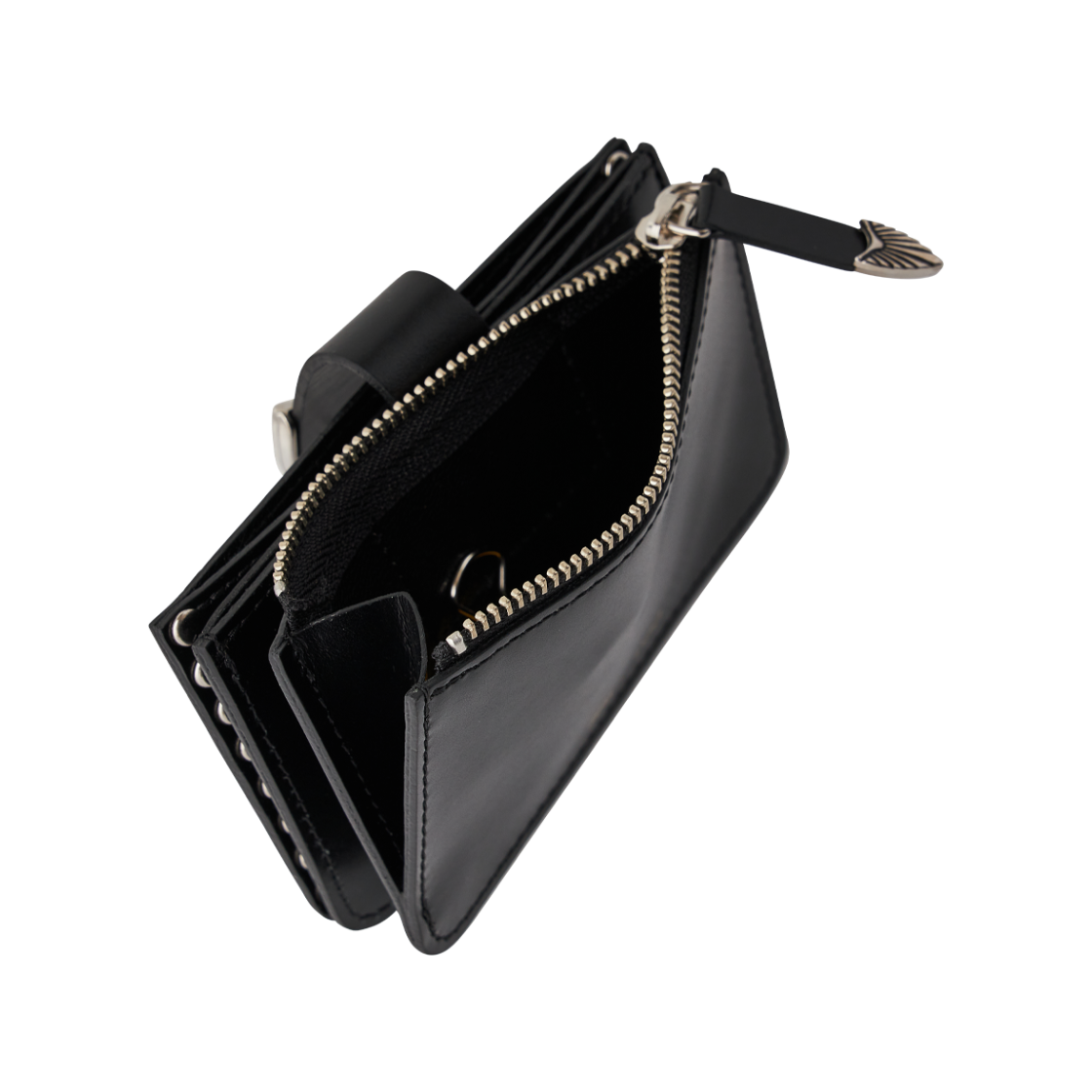 토가 투 레더 월렛 스터드 블랙 - 26FW(Toga Too Leather Wallet Studs Black - 26FW) - 6