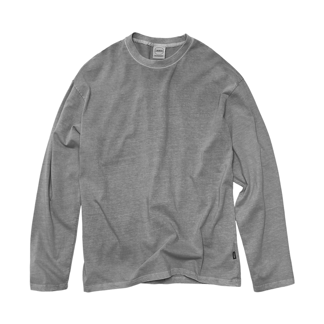 미니멀프로젝트 피그먼트 워시드 오버핏 롱 슬리브 티셔츠 MLT105 그레이(MINIMALPROJECT Pigment Washed Overfit Long Sleeve T-Shirt Mlt105 Gray)