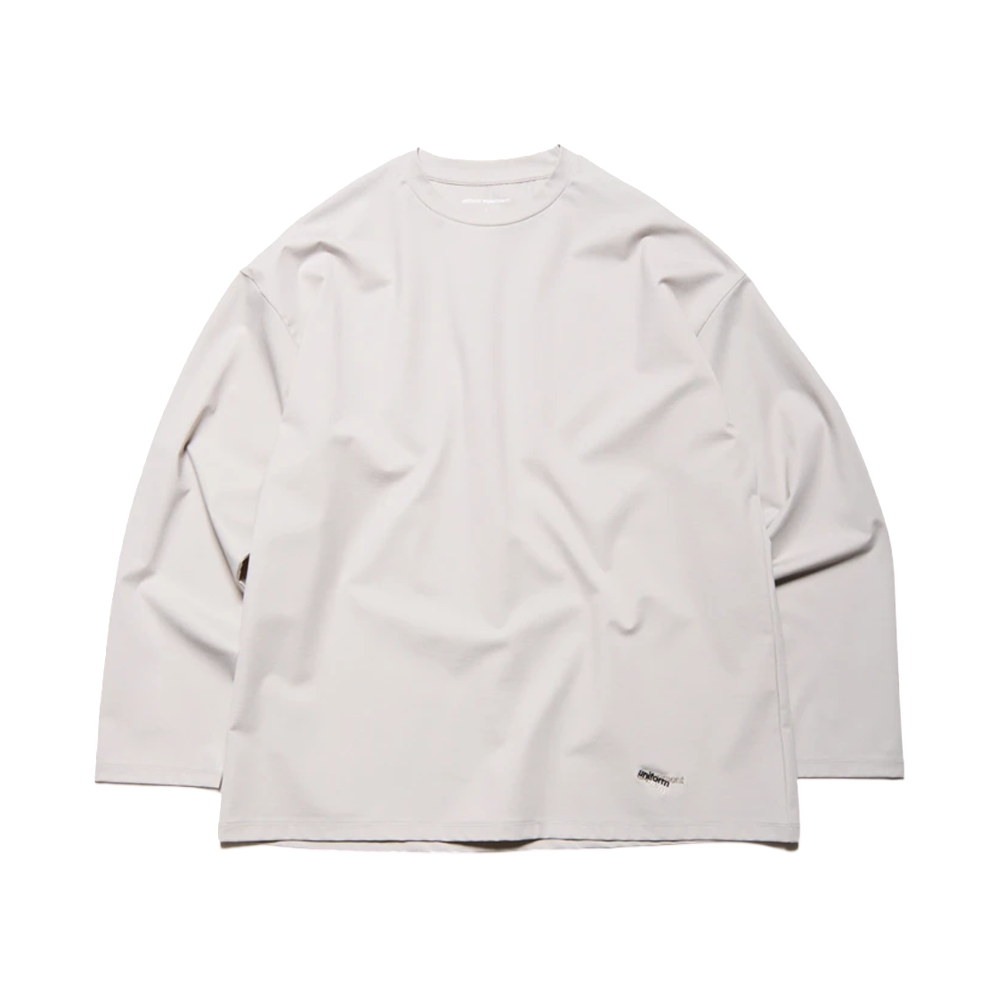 유니폼 익스페리먼트 루즈 롱슬리브 티셔츠 베이지(Uniform Experiment Loose L/S Tee Beige)