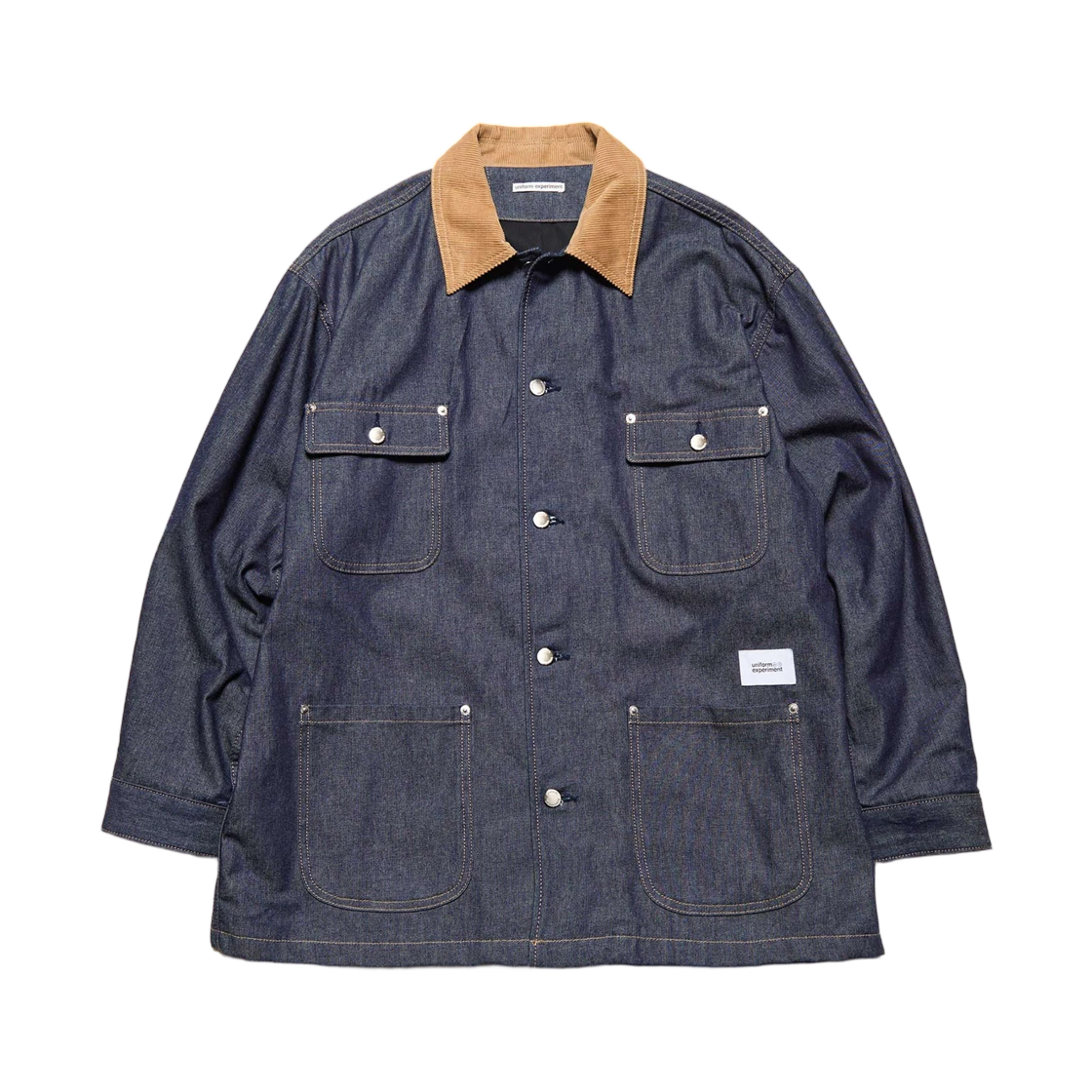 유니폼 익스페리먼트 데님 커버올 인디고(Uniform Experiment Denim Coverall Indigo)