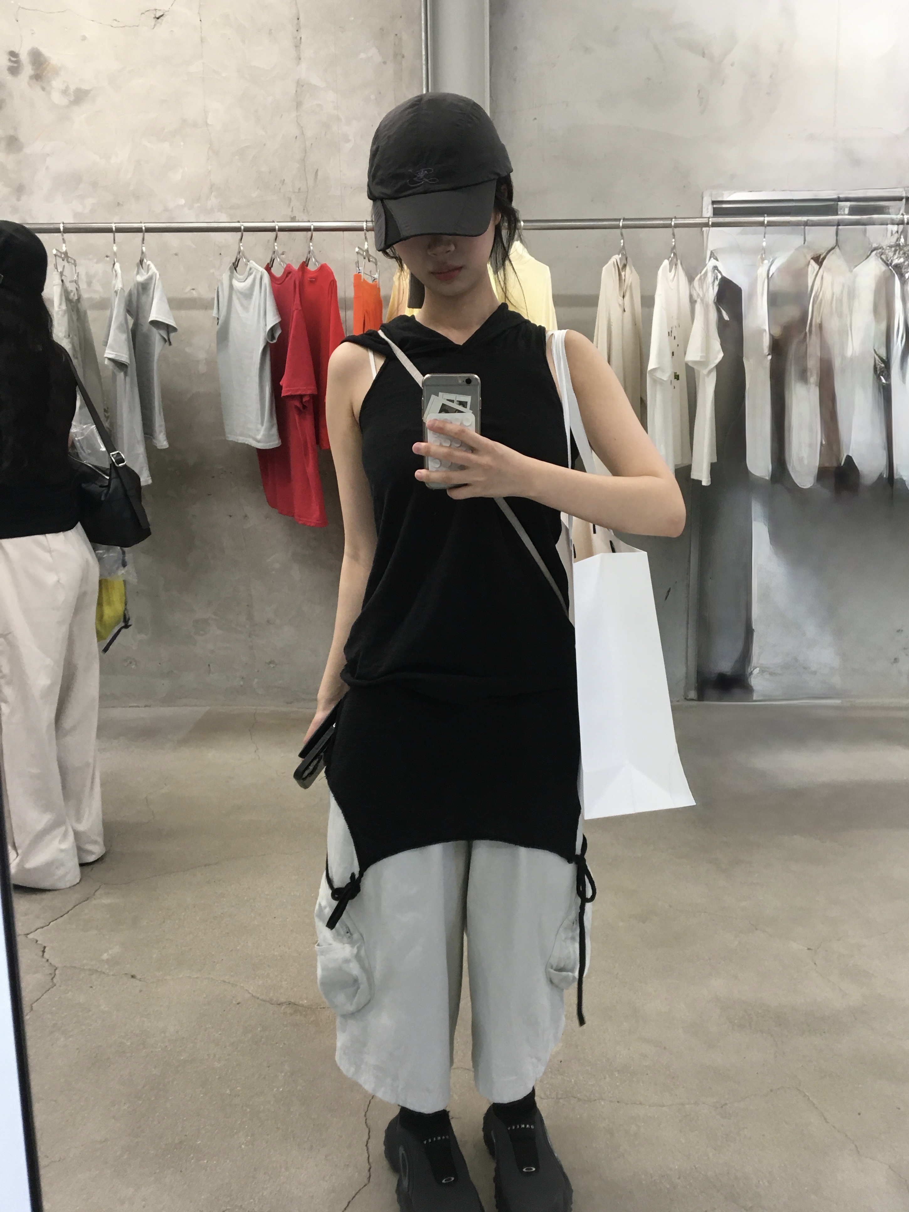 Sansan Gear x YUMINHA Nylon Cap Grey, Sansan Gear x YUMINHA Nylon Cap Charcoal 착용 스타일 - 2