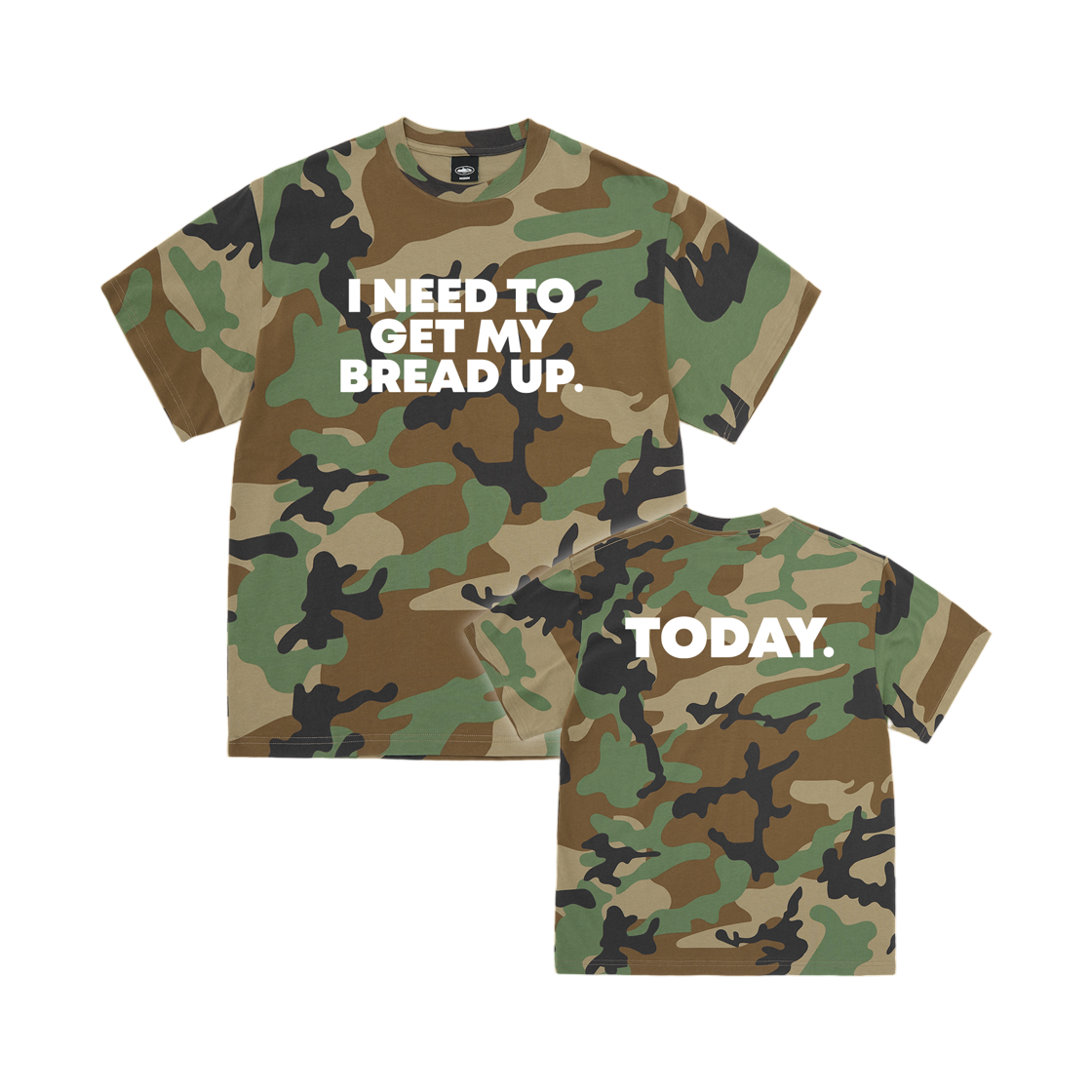 코르테이즈 리마인더 티셔츠 우드랜드 카모(Corteiz Reminder T-Shirt Woodland Camo) - 1