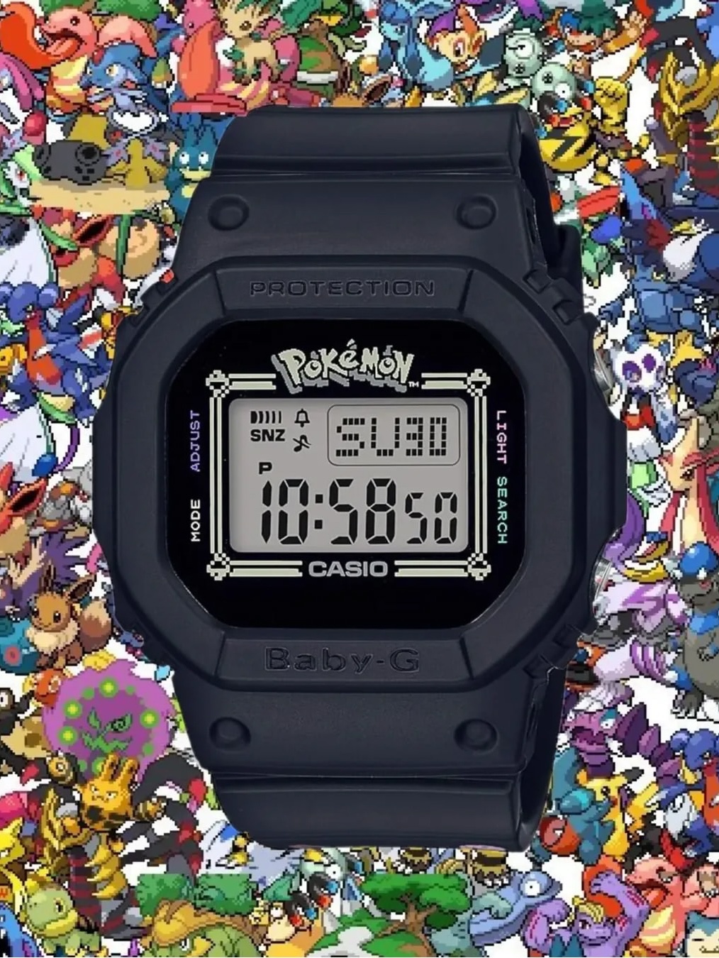 Casio G-Shock x Pokemon GA-110PKM-7A 착용 스타일 - 4