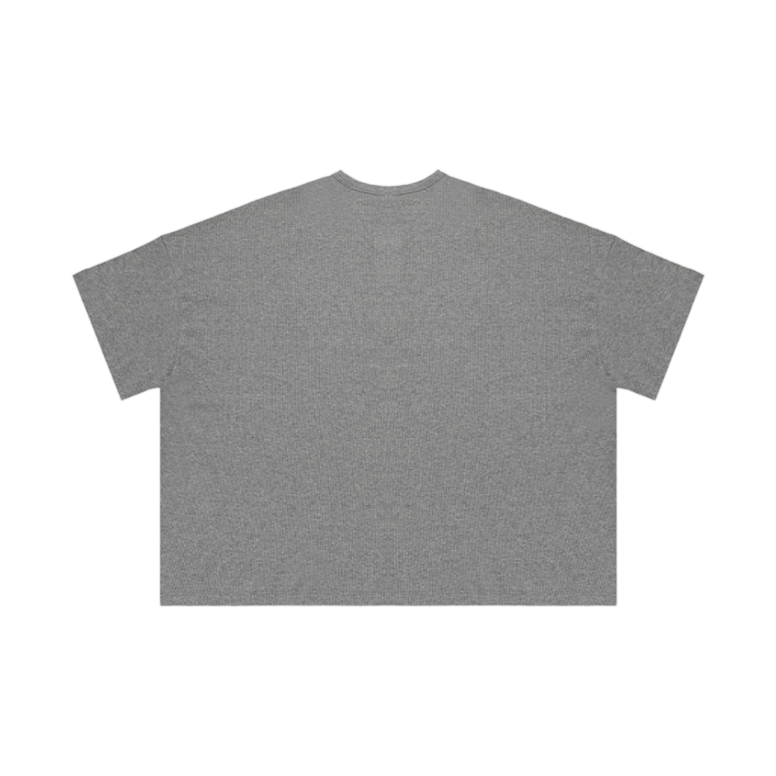 엠제이디 립 헨리넥 티셔츠 멜란지 그레이(MJD Rib Henry-Neck T-Shirt Melange Grey) - 1