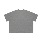 MJD Rib Henry-Neck T-Shirt Melange Grey