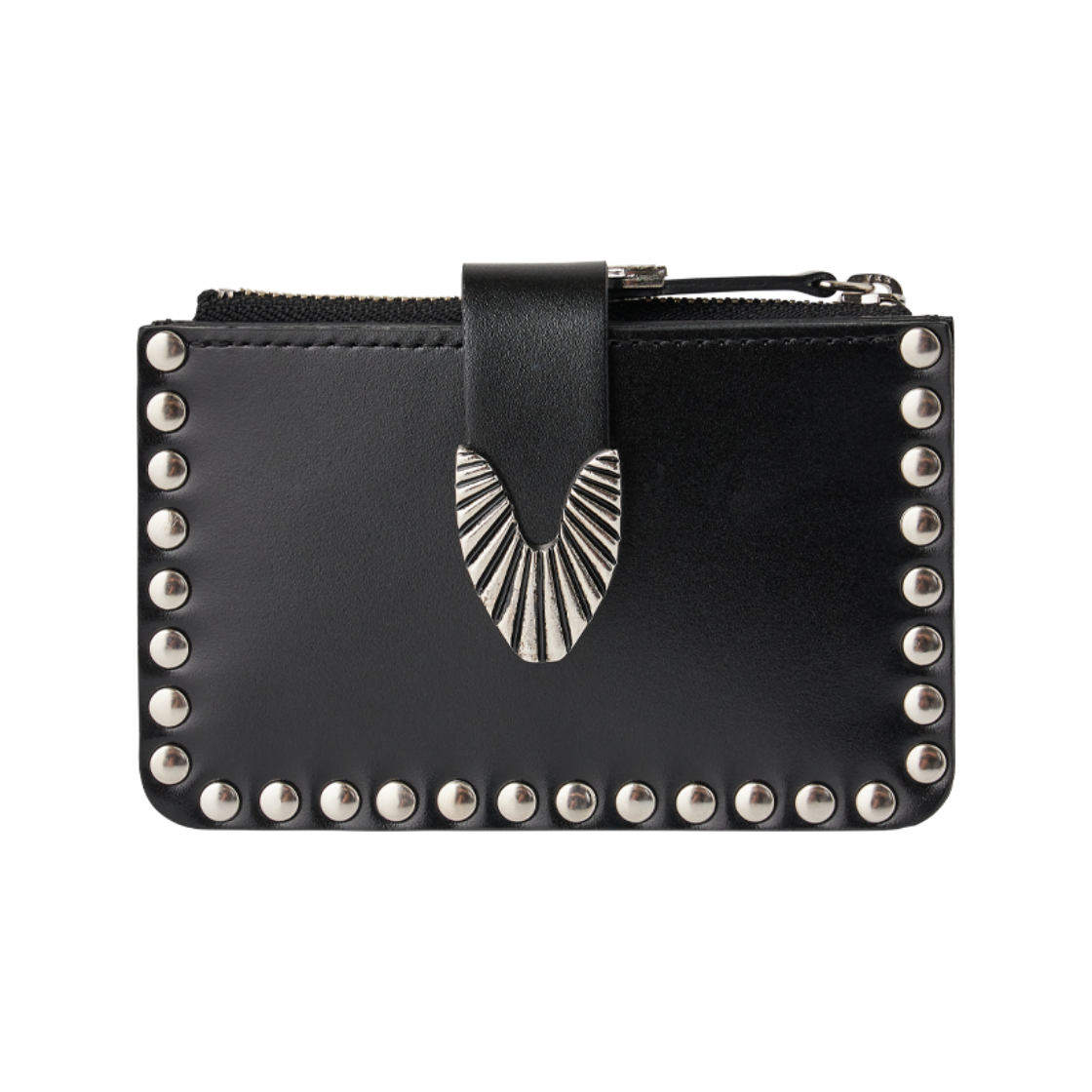 토가 투 레더 월렛 스터드 블랙 - 26FW(Toga Too Leather Wallet Studs Black - 26FW)