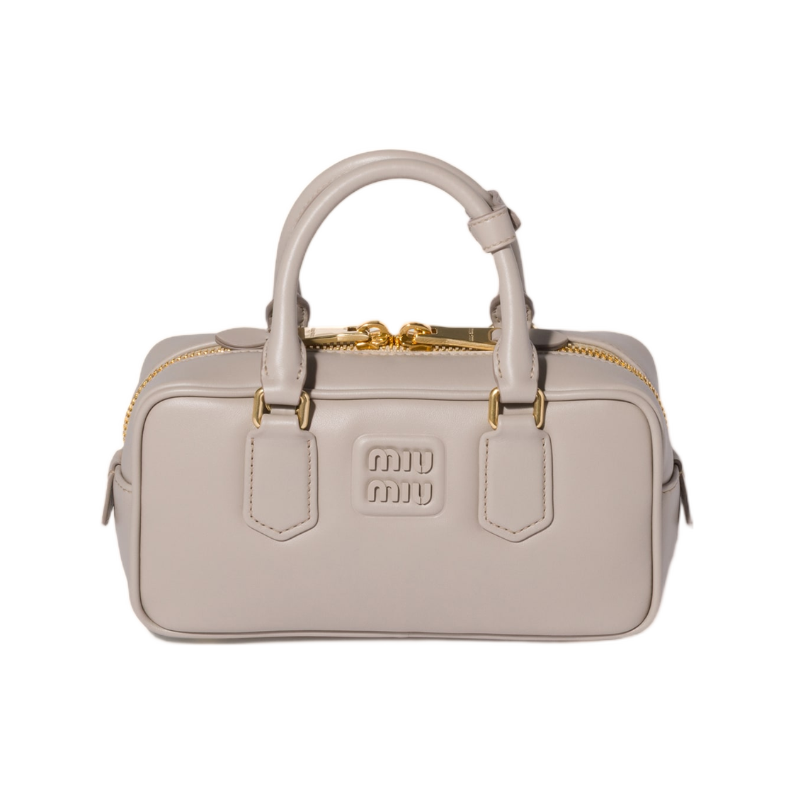 미우 미우 아르카디 레더 백 퍼미스 스톤(Miu Miu Arcadie Leather Bag Pumice Stone) - 1