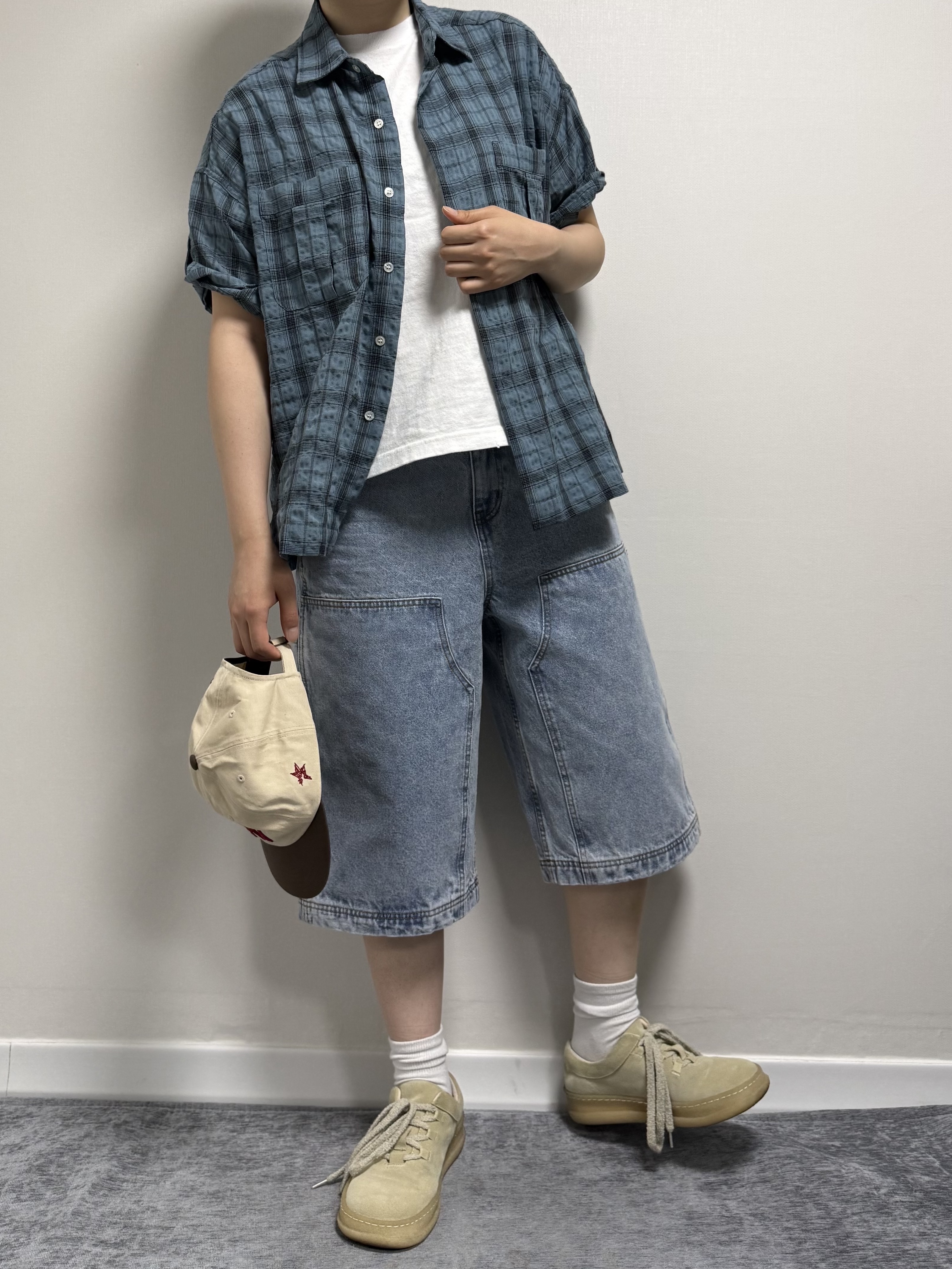 Mistake Project Como Sand 착용 스타일 - 1