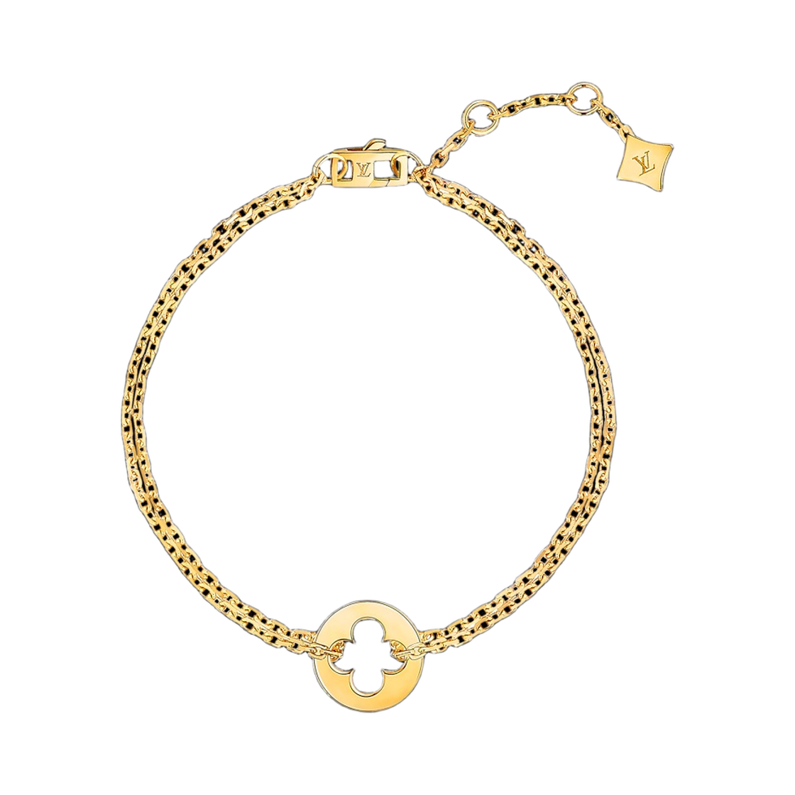 Q95619 (W) Louis Vuitton Empreinte Chain Bracelet Yellow Gold