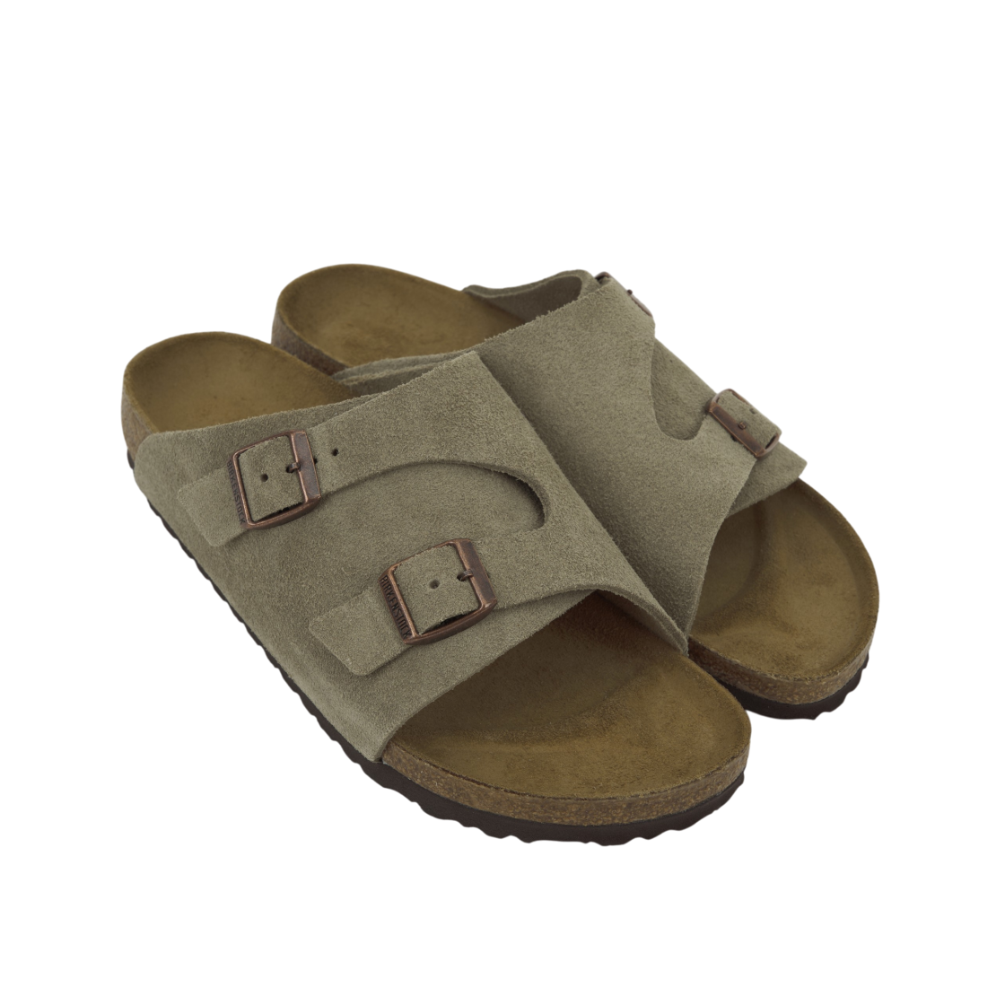 버켄스탁 취리히 스웨이드 레더 타우페 - 내로우(Birkenstock Zurich Suede Leather Taupe - Narrow) - 4