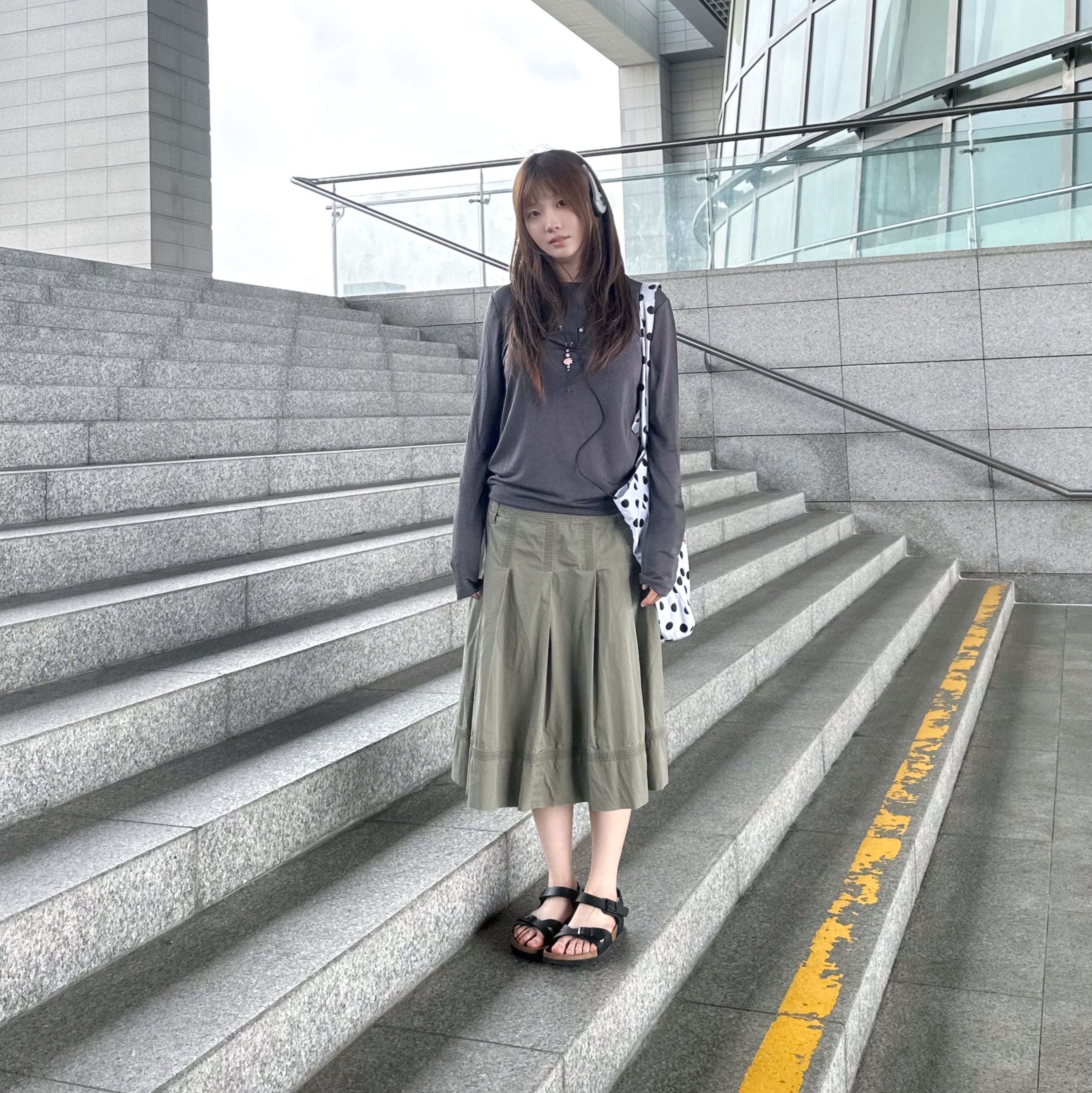 Birkenstock Arizona Black - Regular 착용 스타일 - 1